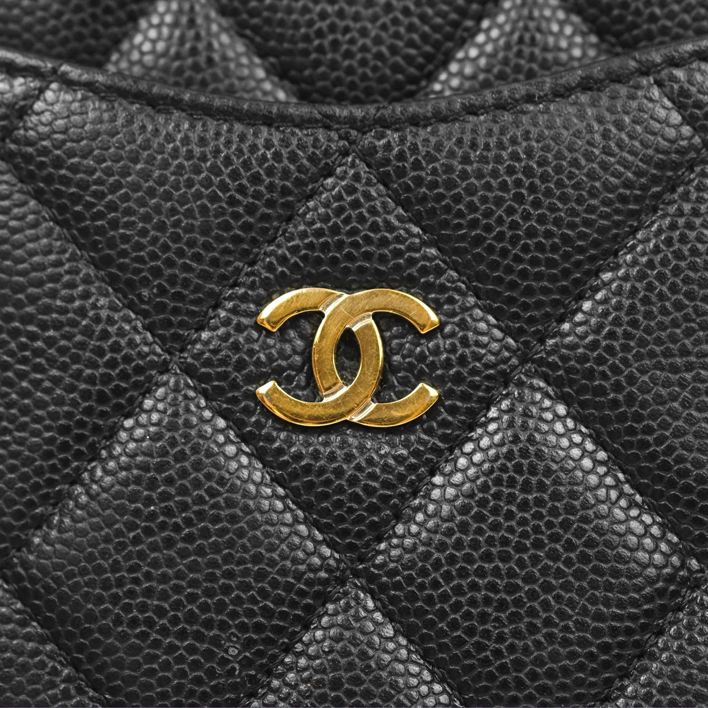 Chanel Classic Long Wallet Pouch Black Caviar