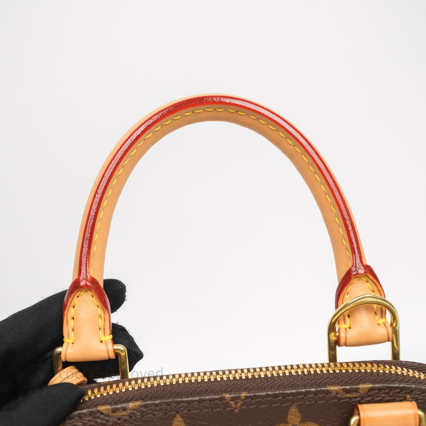 Louis Vuitton Monogram Alma BB Bag Gold Hardware