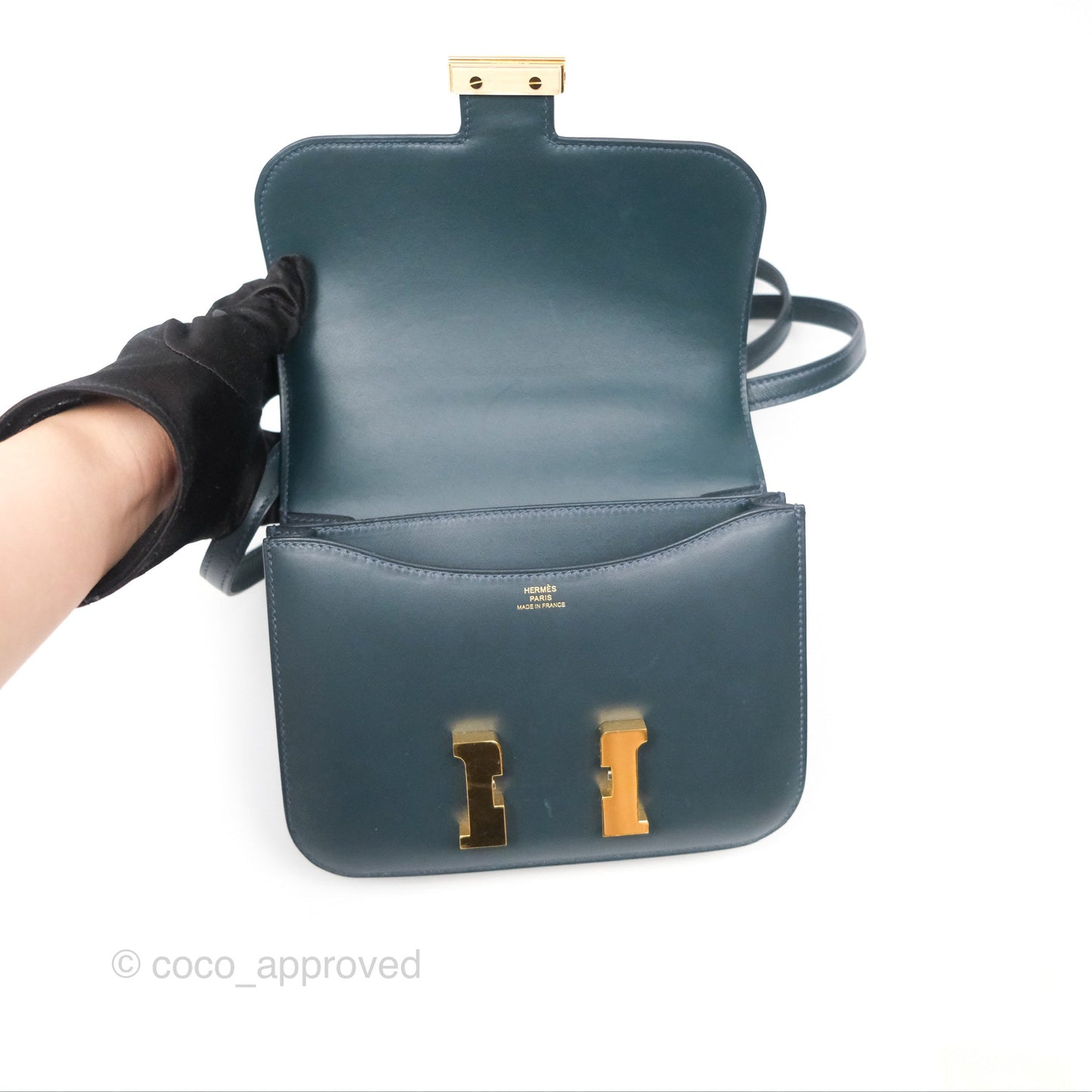 Hermès Constance Mini 18cm Veau Rousseau Veau Monsieur Gold Hardware