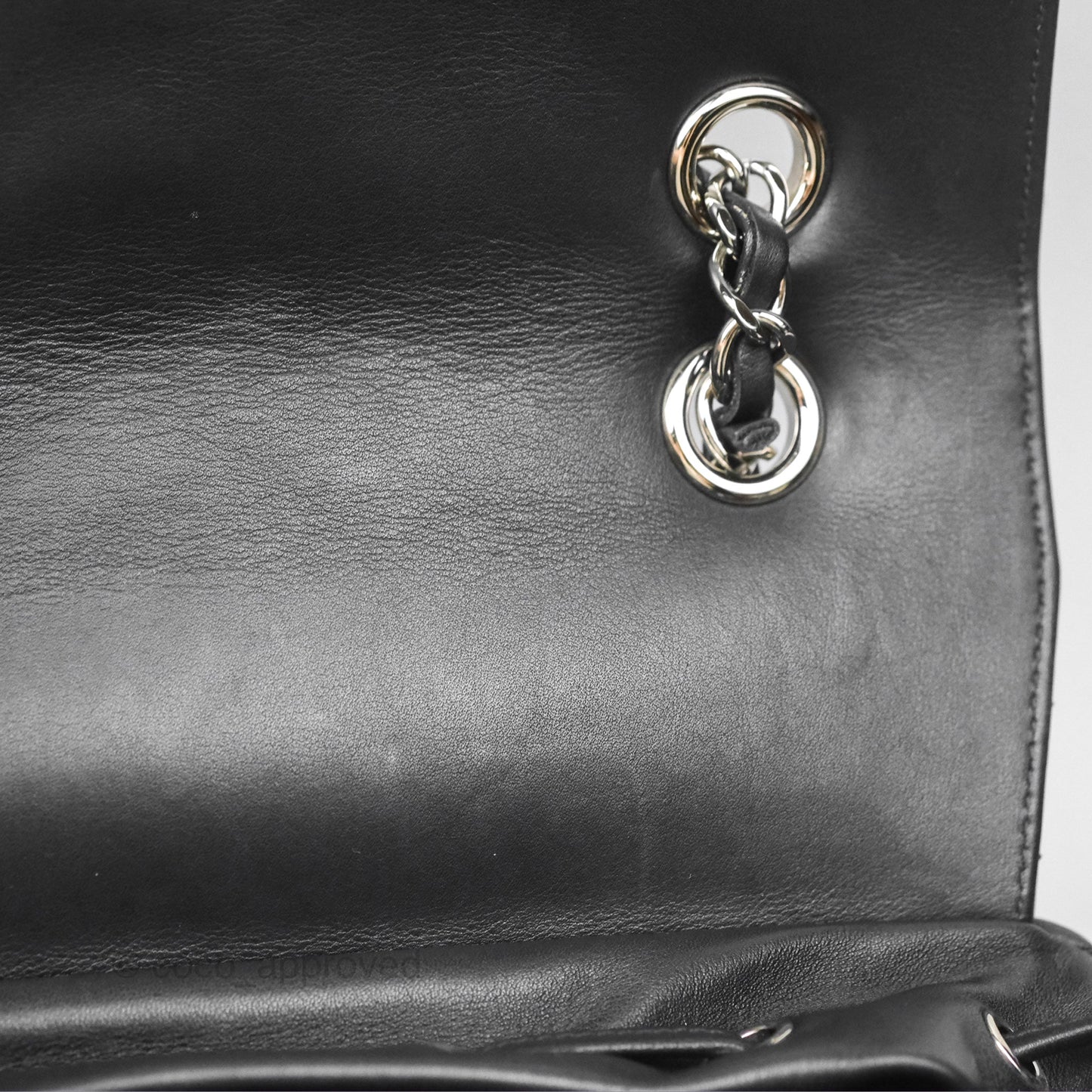 Chanel Medium Chevron Urban Spirit Backpack Black Calfskin Silver Hardware