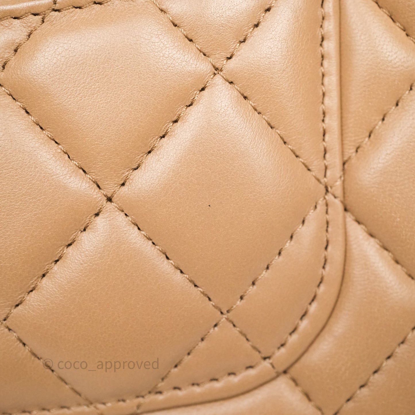 Chanel All Slide Wallet on Chain WOC Adjustable Chain Quilted Beige Lambskin