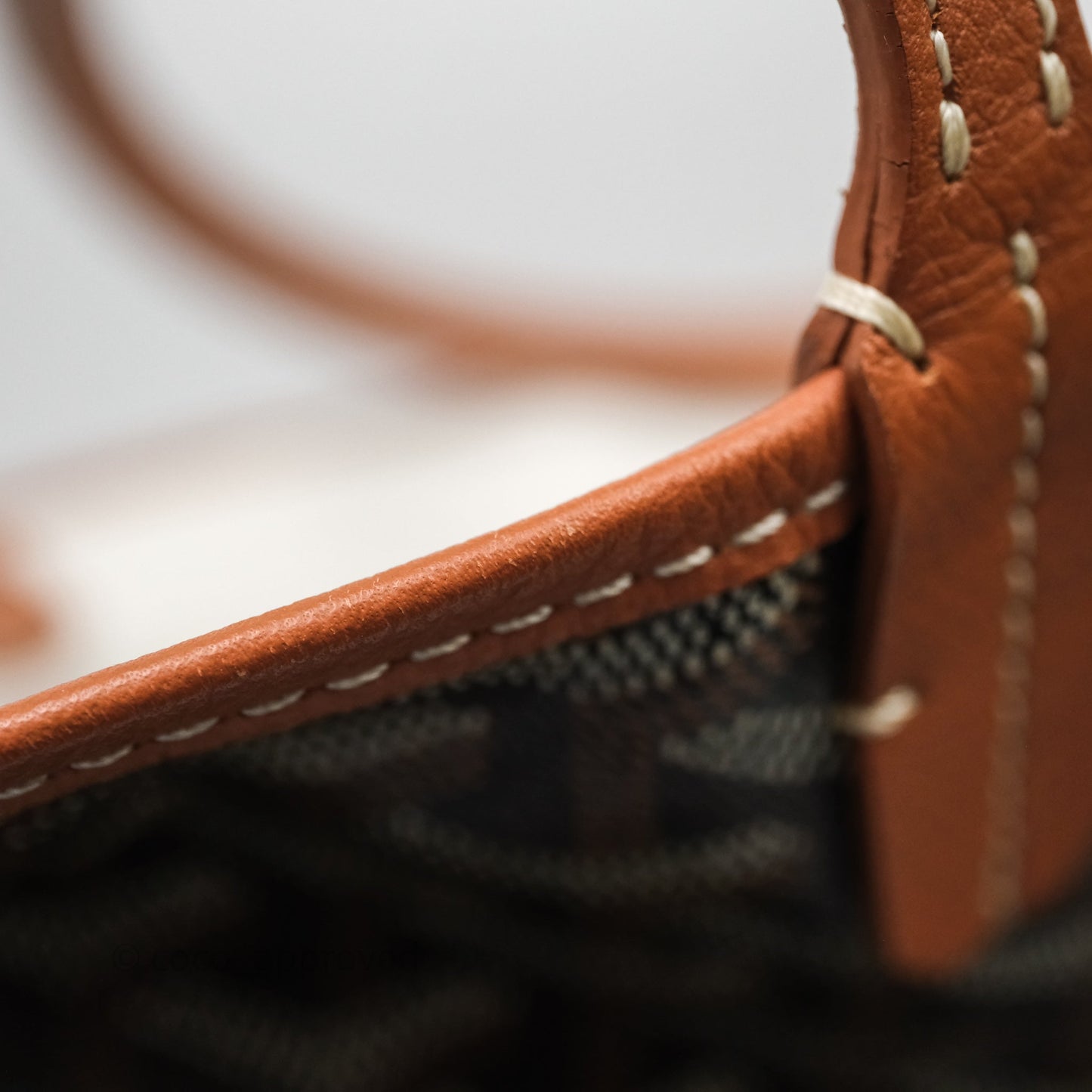 Goyard St Louis Tote GM Tan Black