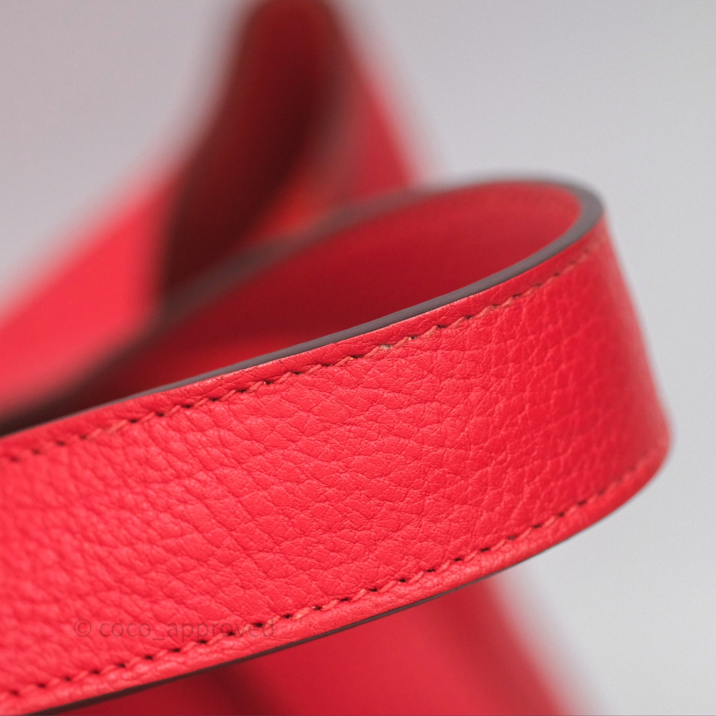 Hermès Picotin 22 Rouge Tomate S5 Clemence Gold Hardware