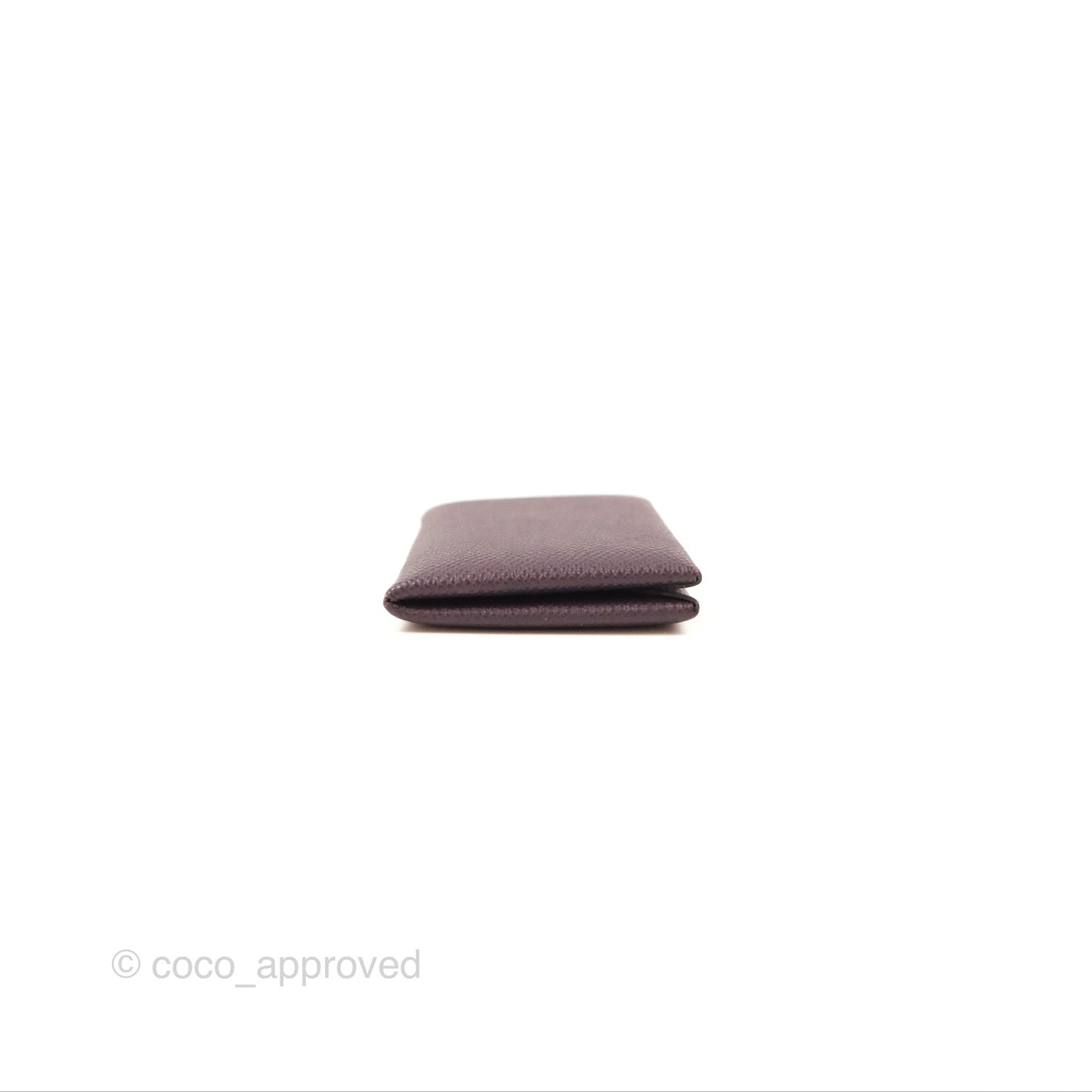Hermès Calvi Card Holder Rouge Sellier Epsom