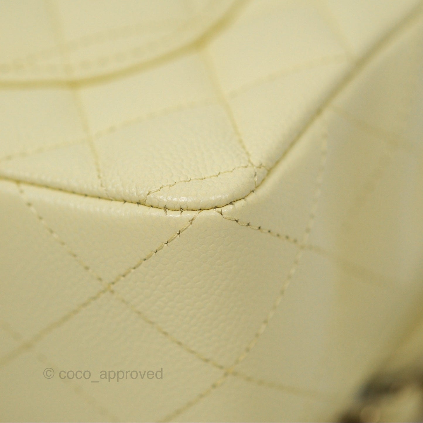 Chanel Small Classic Flap Quilted Yellow Caviar Gold Hardware