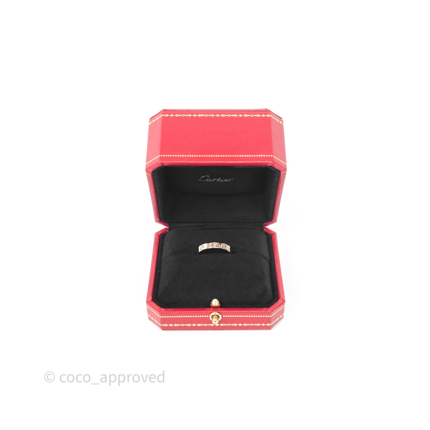 Cartier Love Band Ring Small Model White Gold