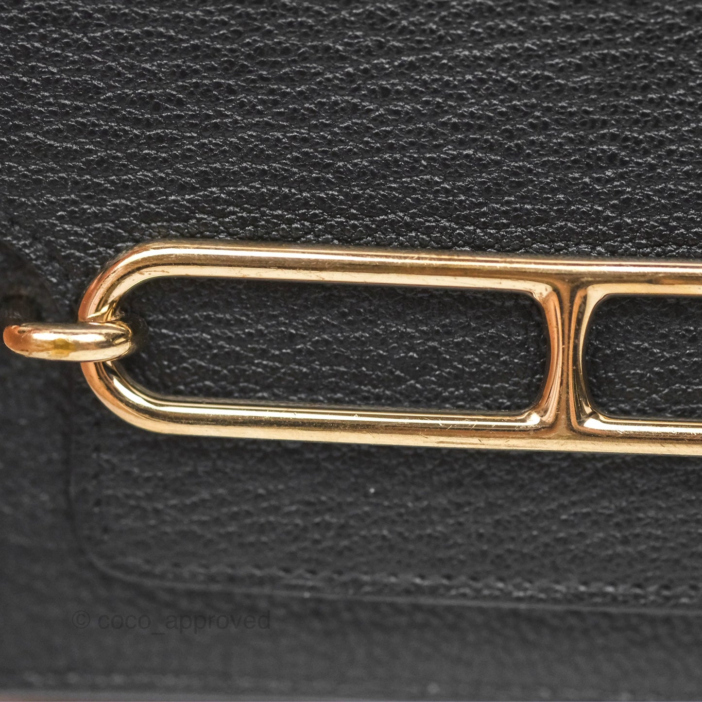 Hermès Roulis Slim Wallet Black Noir 89 Chevre Mysore Gold Hardware