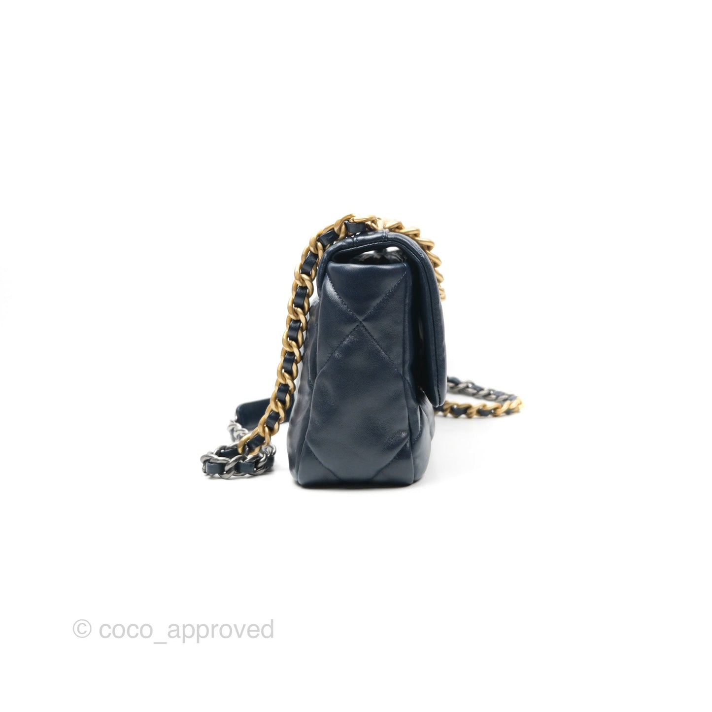 Chanel 19 Small Navy Mixed Hardware