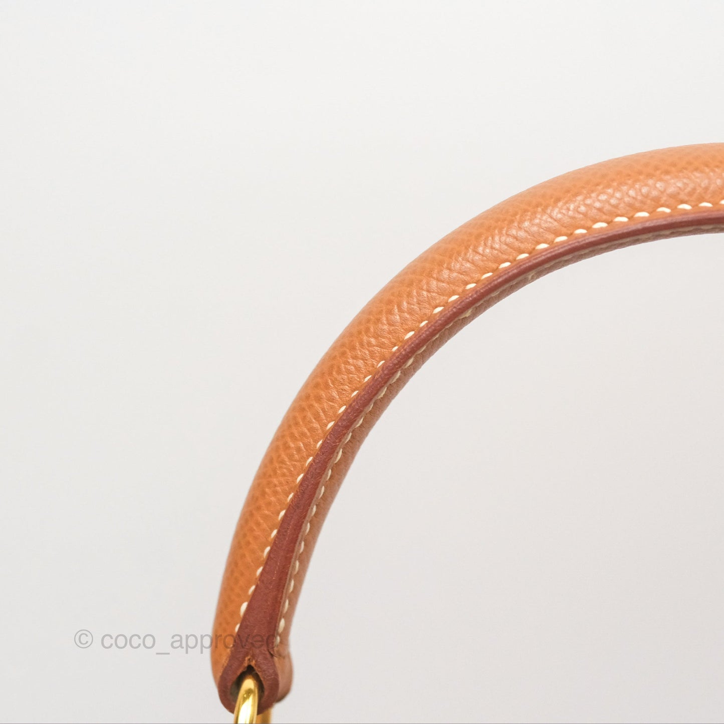Hermès Kelly 32 Sellier Gold Epsom Gold Hardware