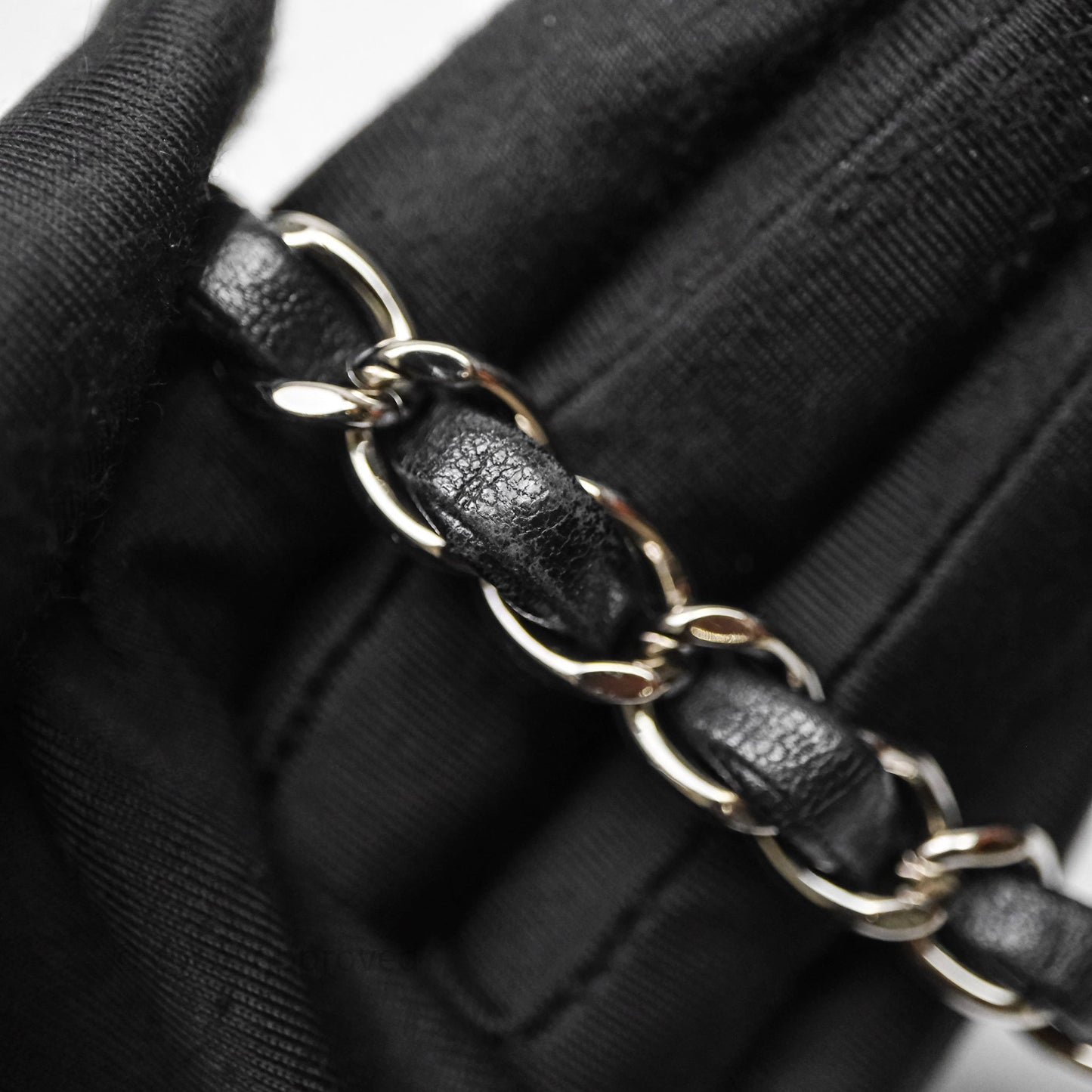 Chanel Mini Square Quilted Black Lambskin Silver Hardware