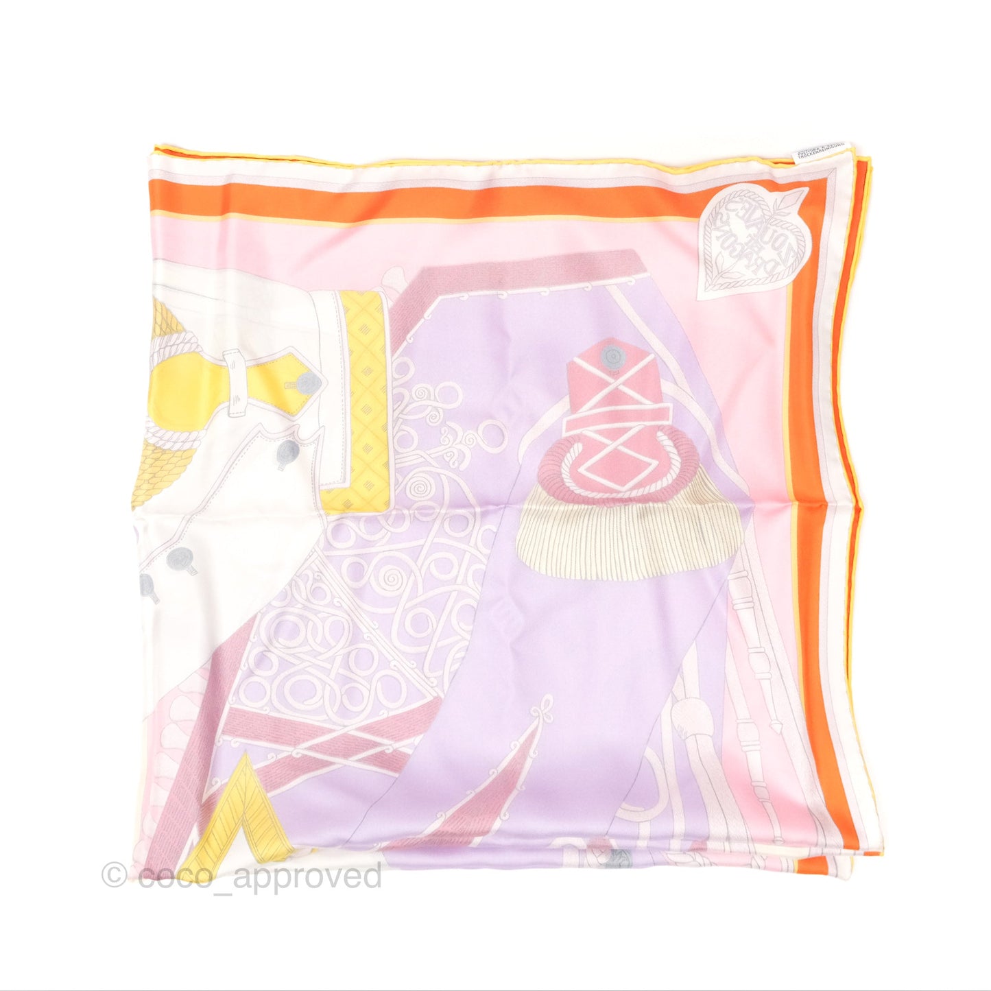 Hermes Zouaves Et Dragons Scarf 90