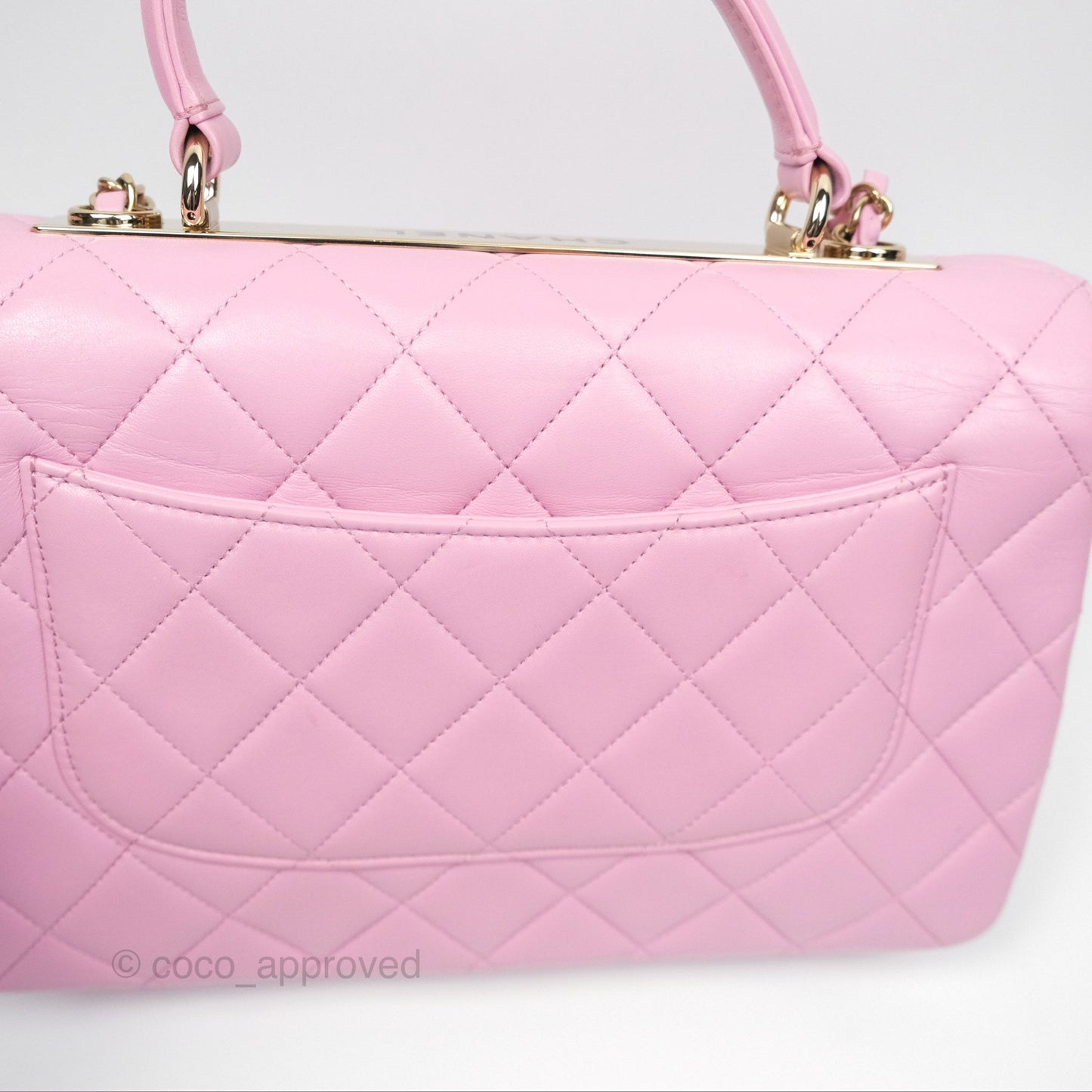Chanel Medium Trendy CC Pink Lambskin Gold Hardware