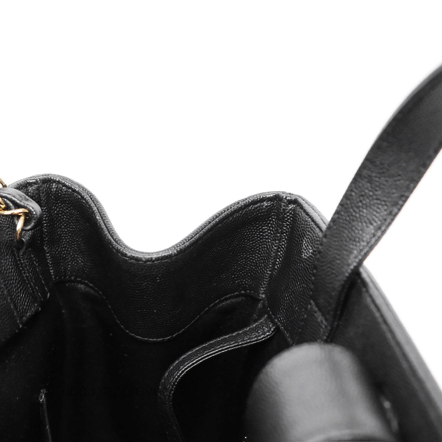 Chanel Small Business Affinity Shopping Bag Black Caviar Gold Hardware