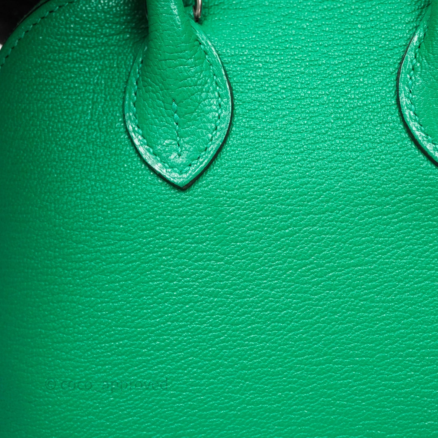Hermès Bolide Mini 1923 Menthe 6W Chèvre Mysore Palladium Hardware