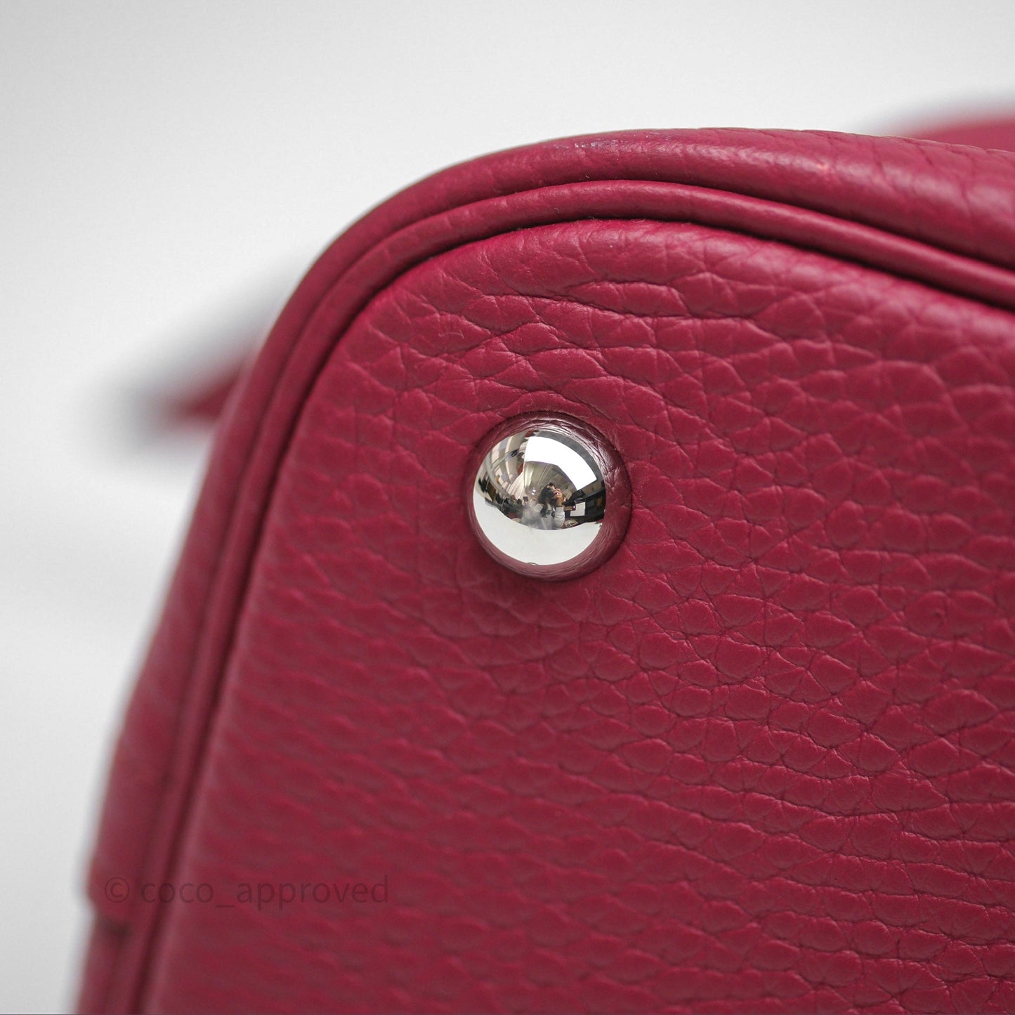 Hermès Bolide 1923 31 Rubis B5 Clemence Palladium Hardware