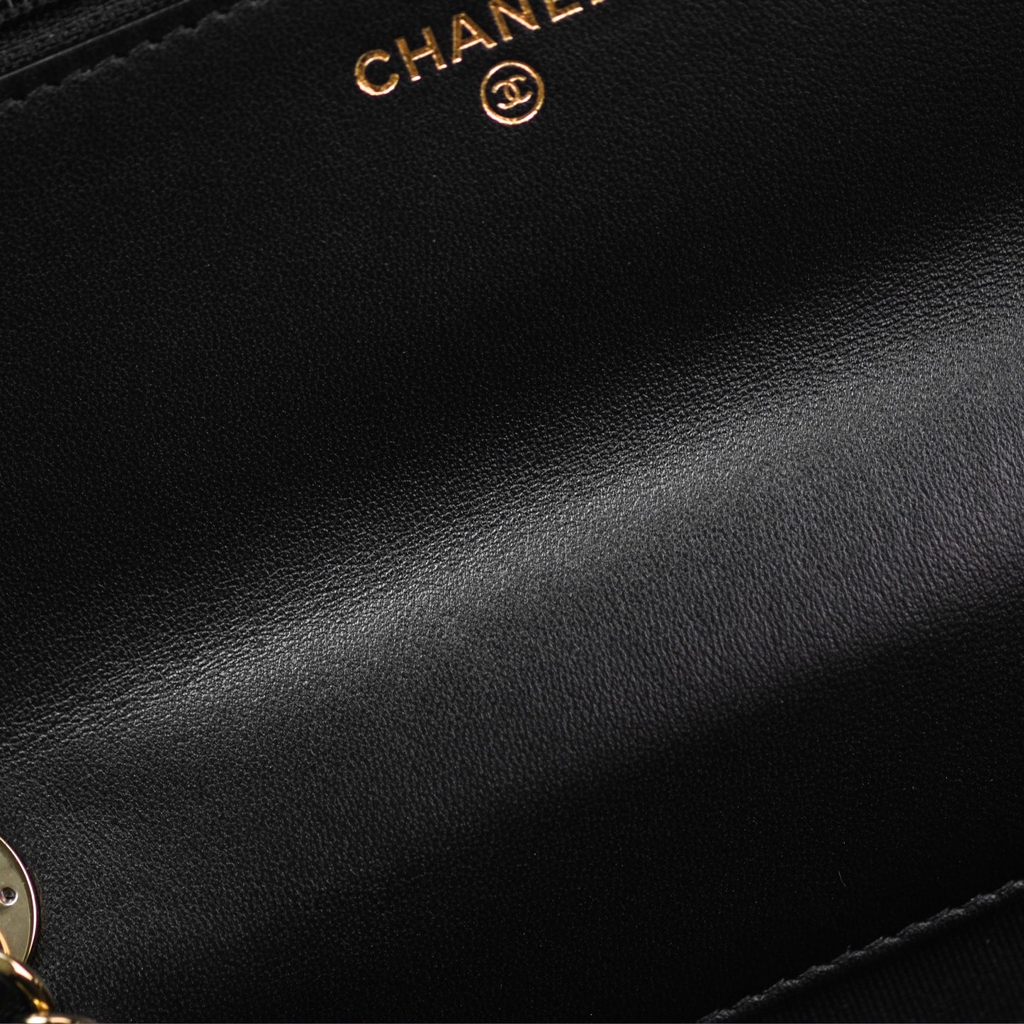 Chanel Trendy CC WOC Wallet on Chain Black Lambskin Gold Hardware