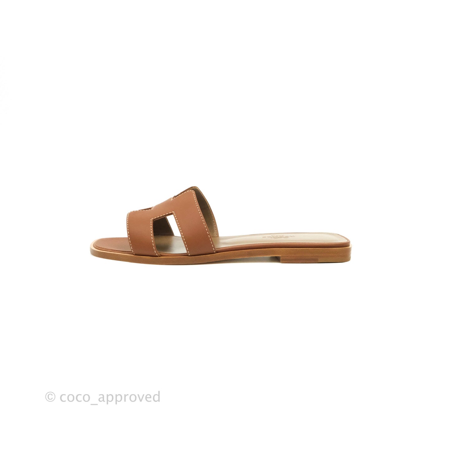 Hermès Oran Sandals in Gold Size 37