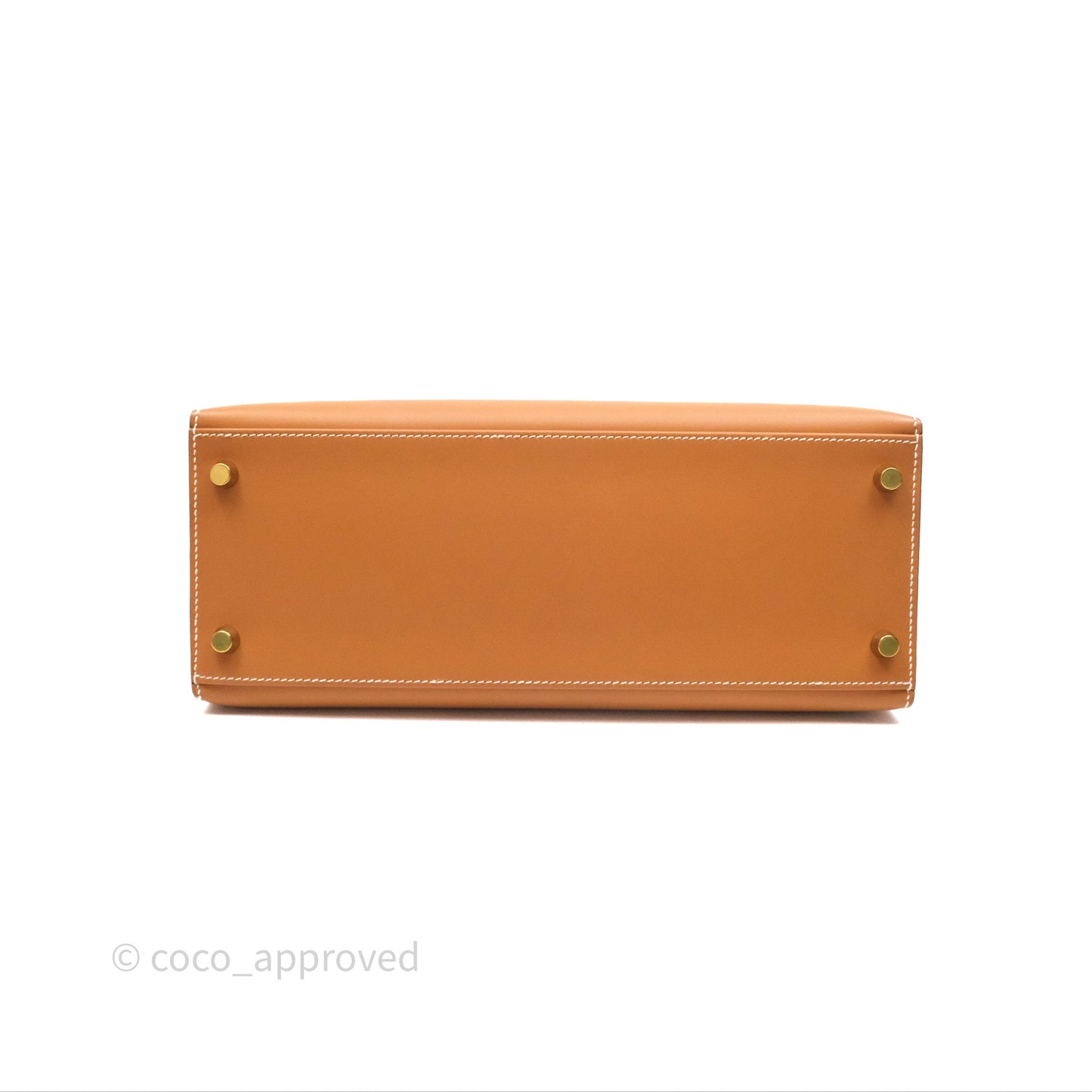 Hermès Kelly II 28 Sellier Gold 37 Chamonix Leather Gold Hardware