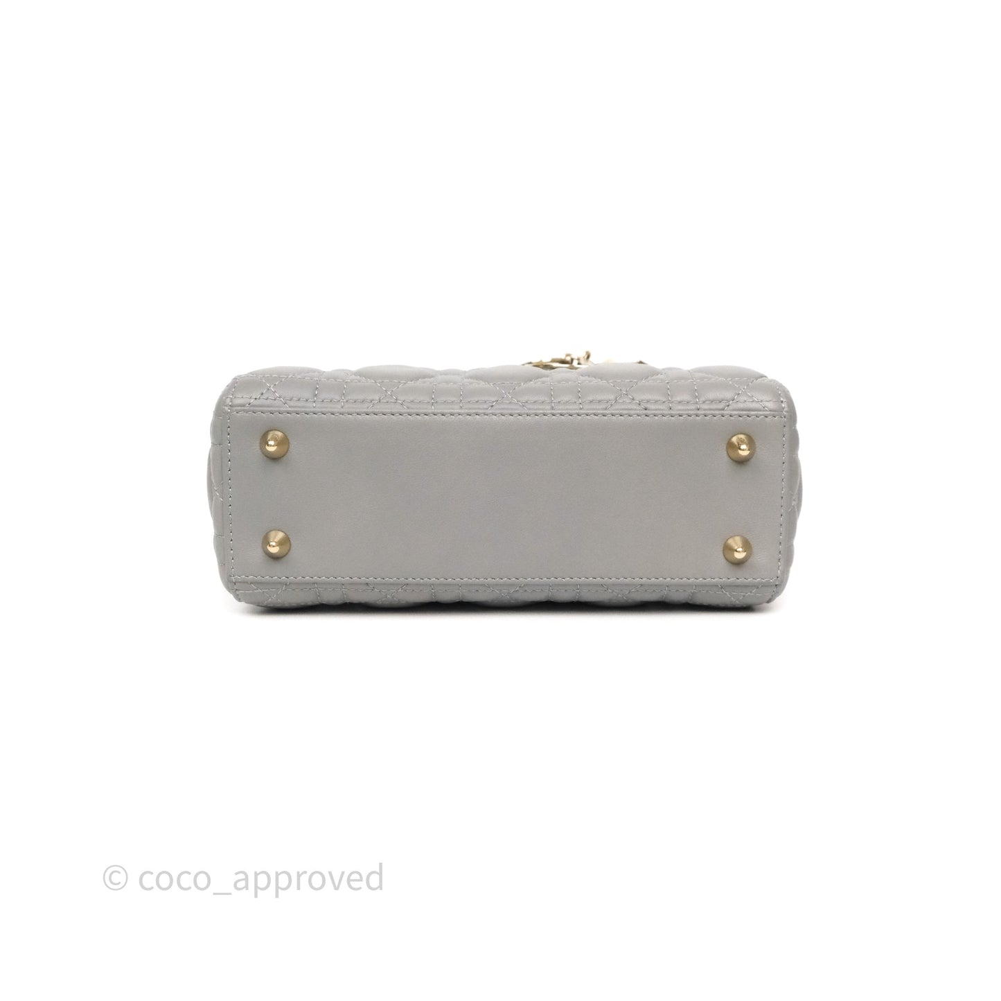 Dior Lady Dior My ABCDior Grey Lambskin Cannage