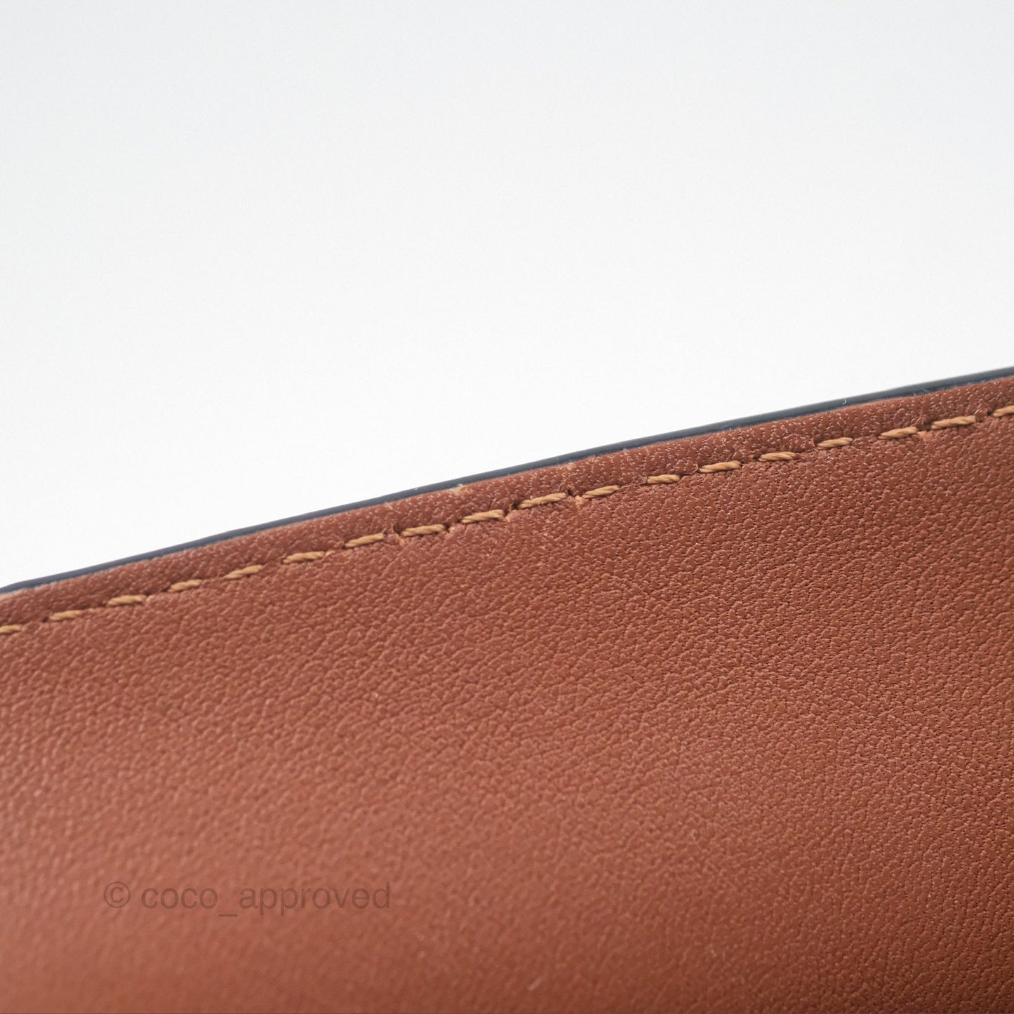 Loewe Mini Puzzle Edge Bag Tan Calfskin Palladium Hardware