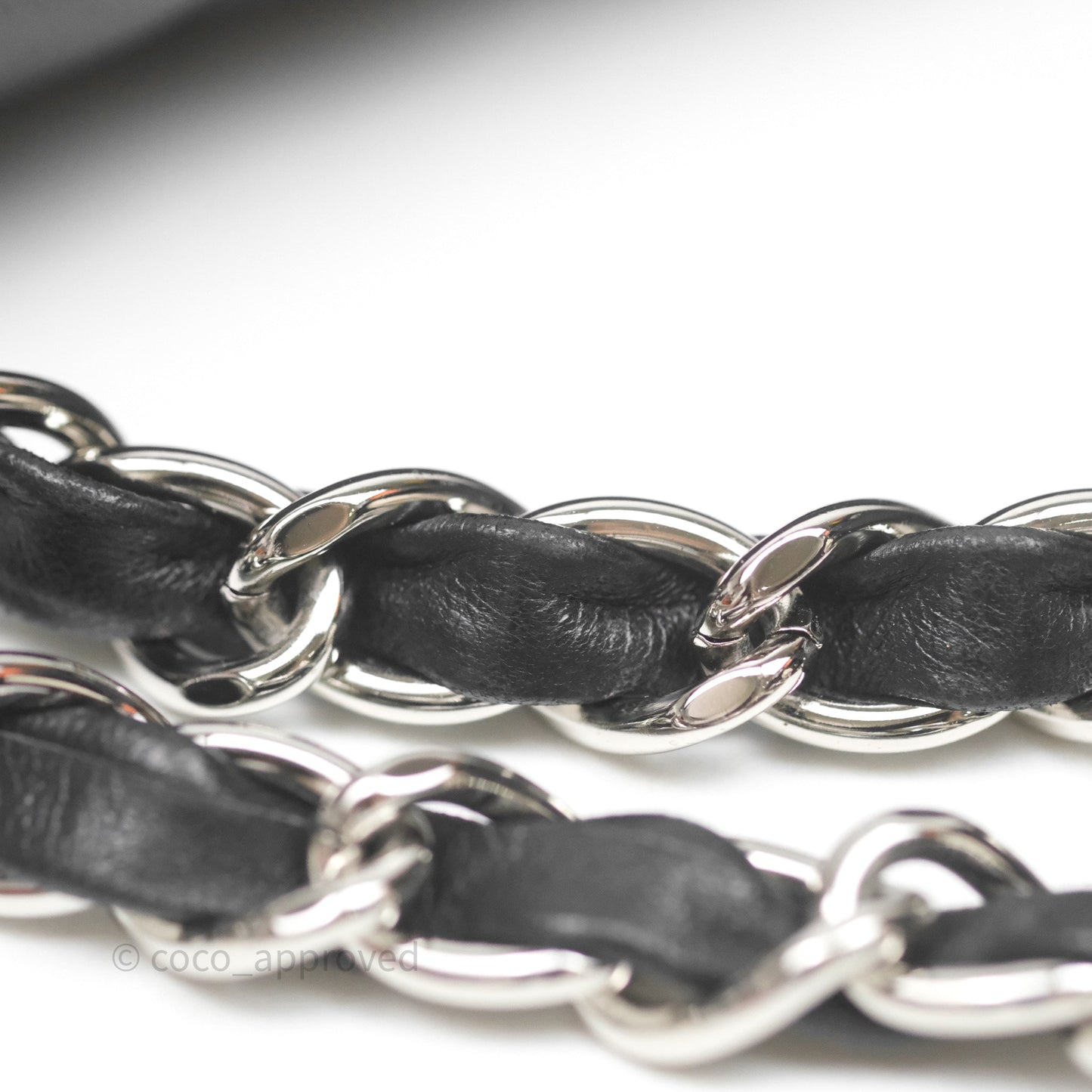 Chanel Jumbo Single Flap Black Lambskin Silver Hardware