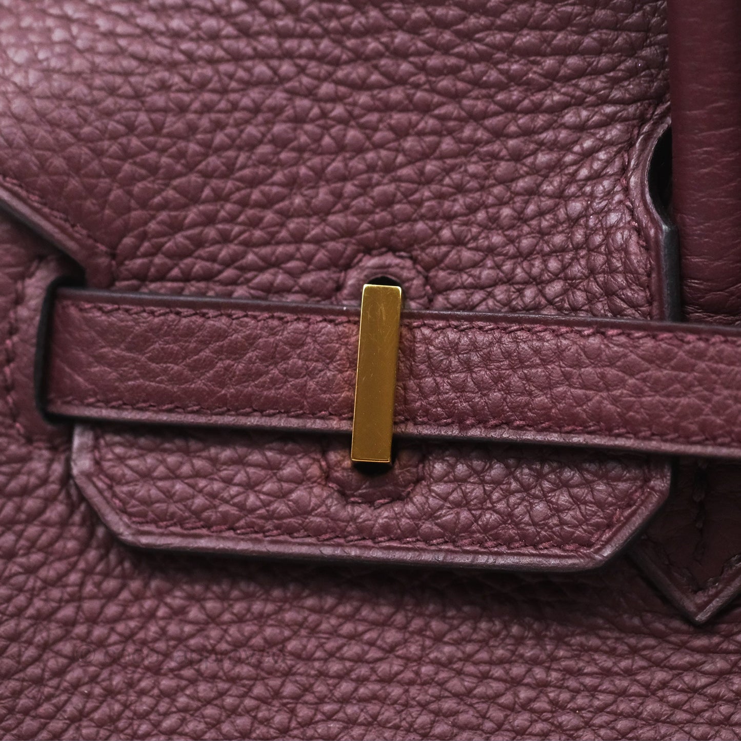Hermès Birkin 25 Retourne Bordeaux Togo Gold Hardware