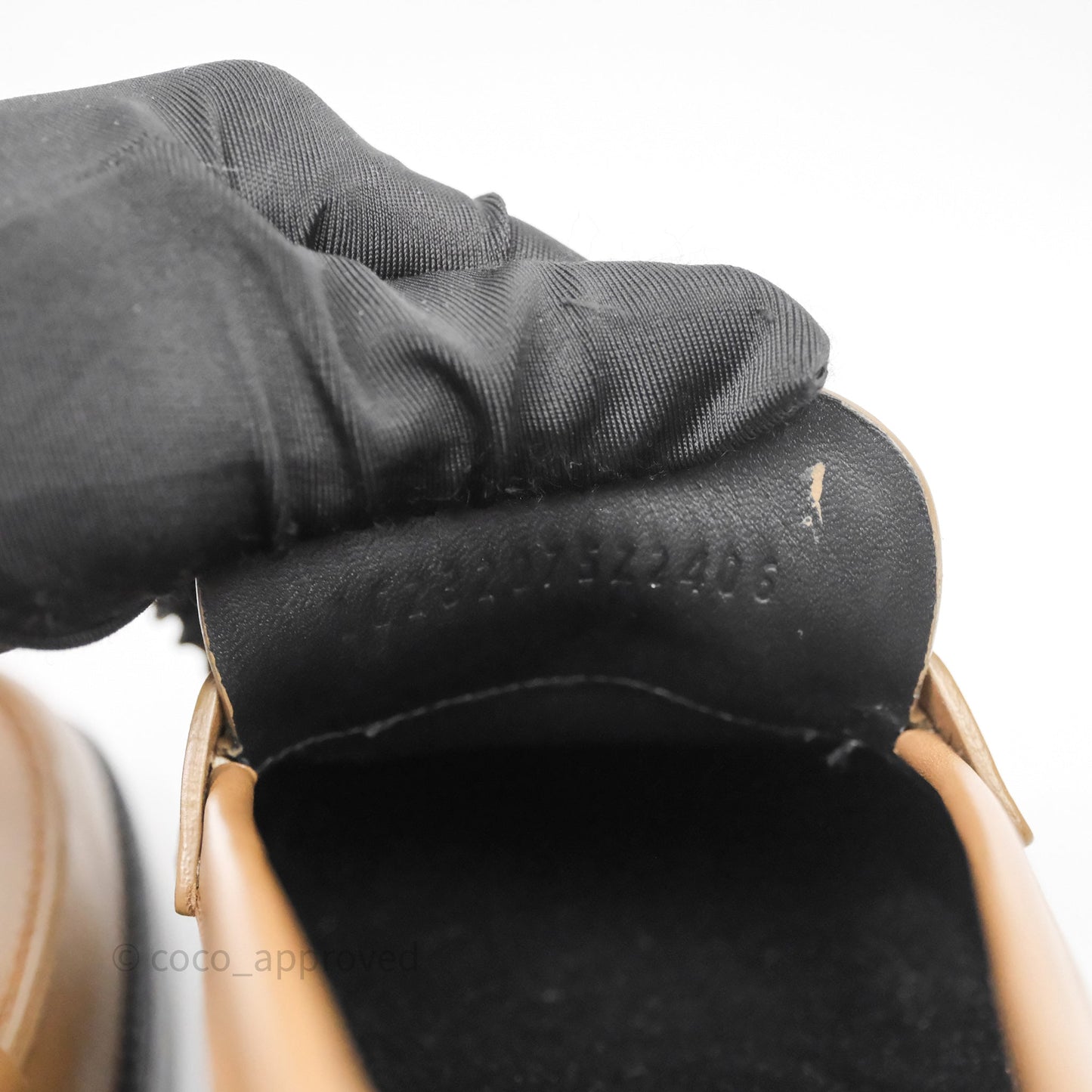 Hermès A Eclair Kelly Loafer Brown Size 38.5