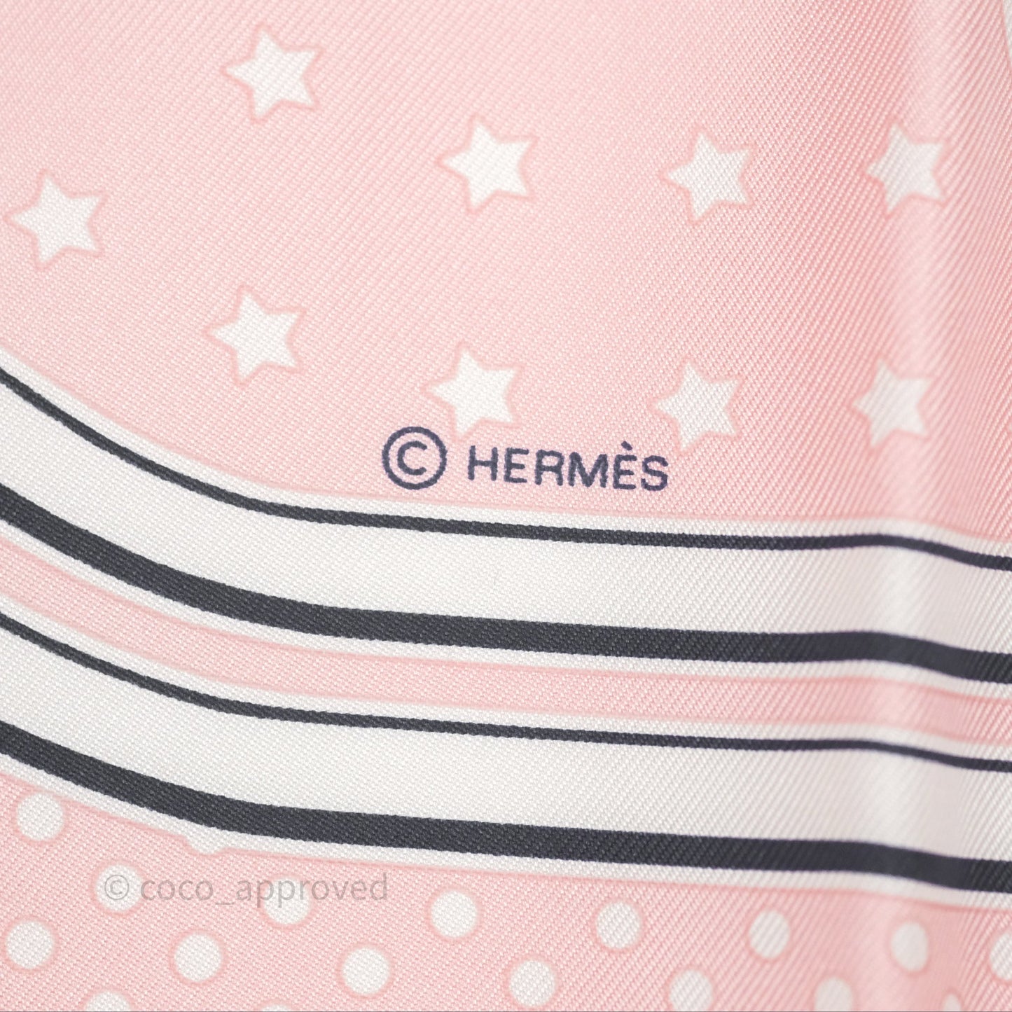Hermès Brides De Gala A Pois Bandana 55