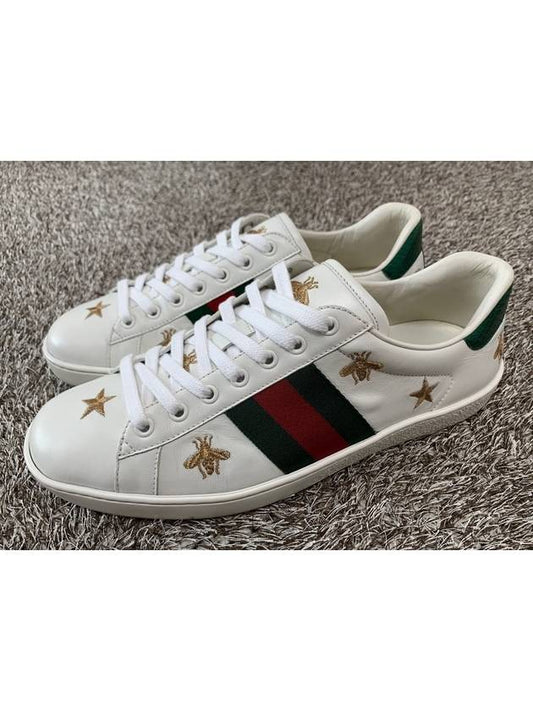 Luxury Gucci Trending 2025 Ace bee star embroidery sneakers 8 5 275