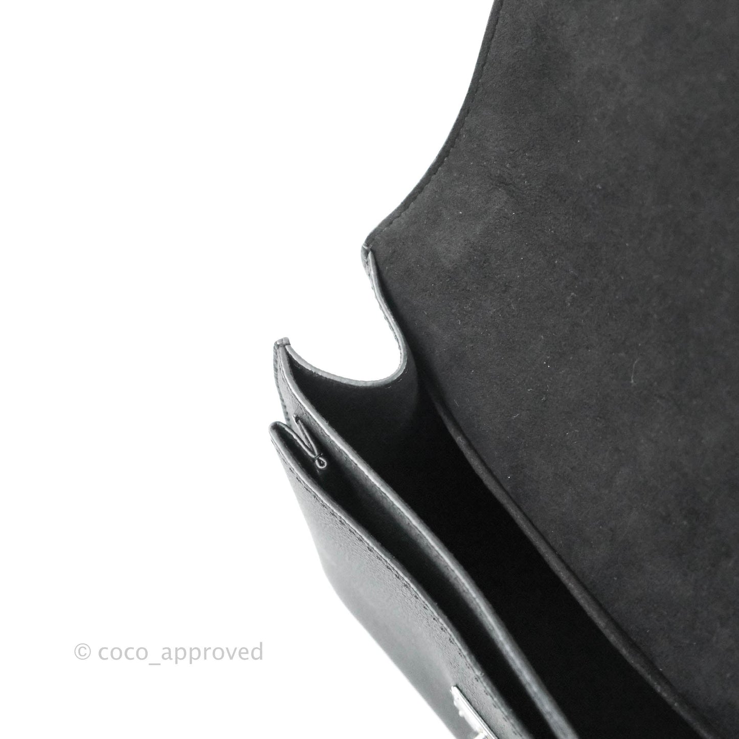Louis Vuitton Calfskin My Lockme BB Bag Black Silver Hardware