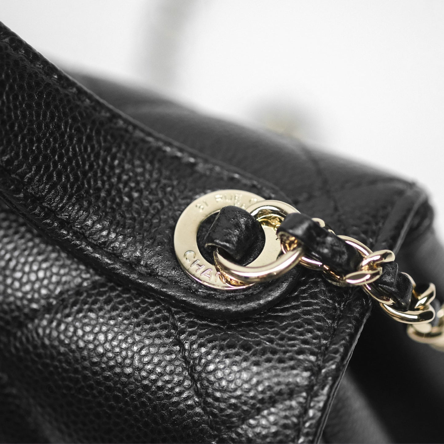 Chanel Quilted Small Business Affinity Flap Black Caviar Gold Hardware