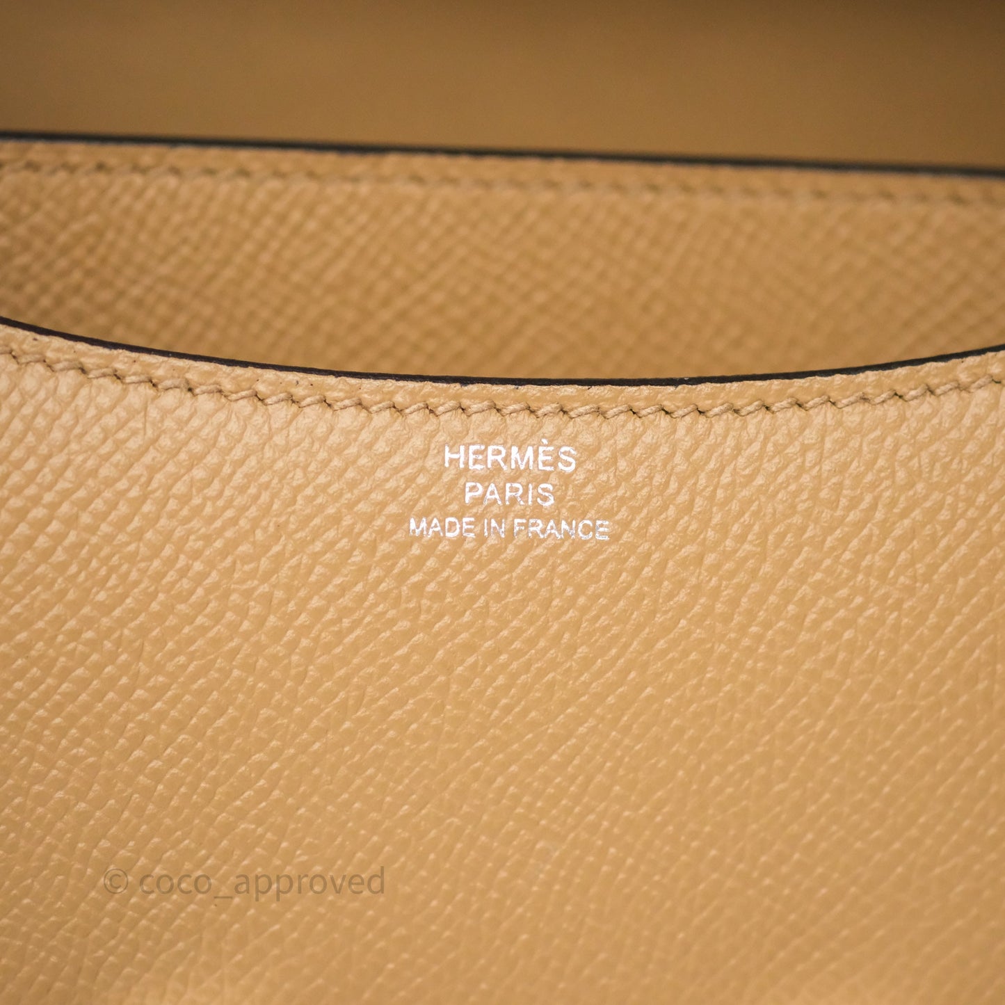 Hermès Constance Mini 18cm Chai 0M Epsom Palladium Hardware