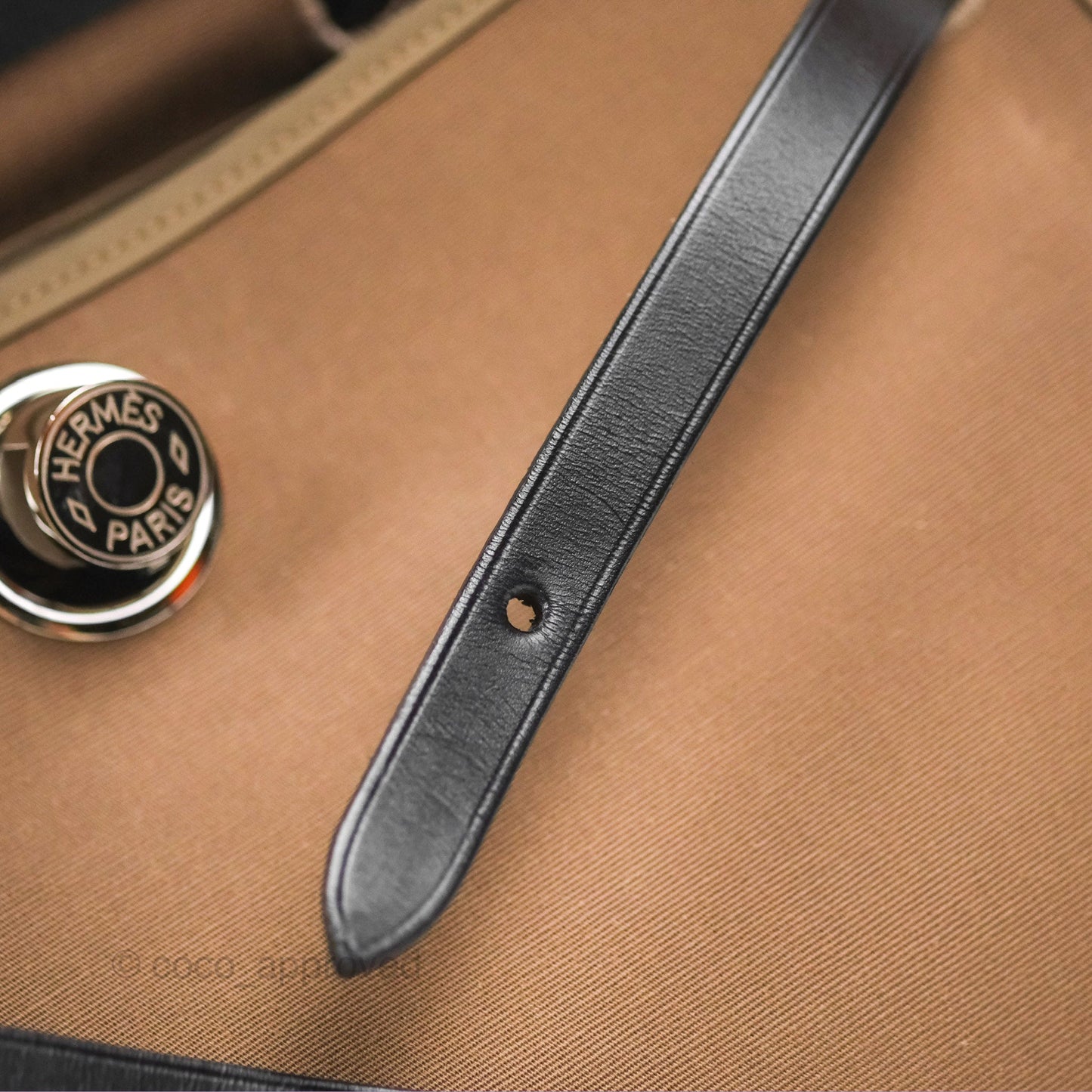 Hermès Herbag Zip 31 Ebene/Etoupe Canvas Palladium Hardware