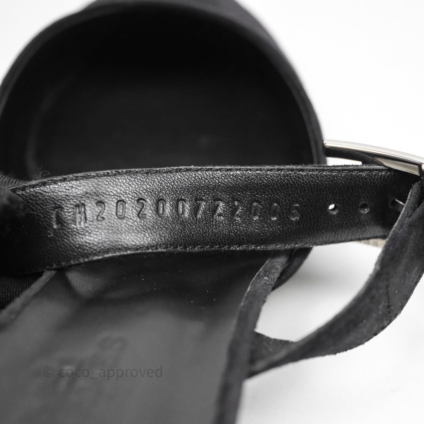 Hermès Suede Blink Black Size 37