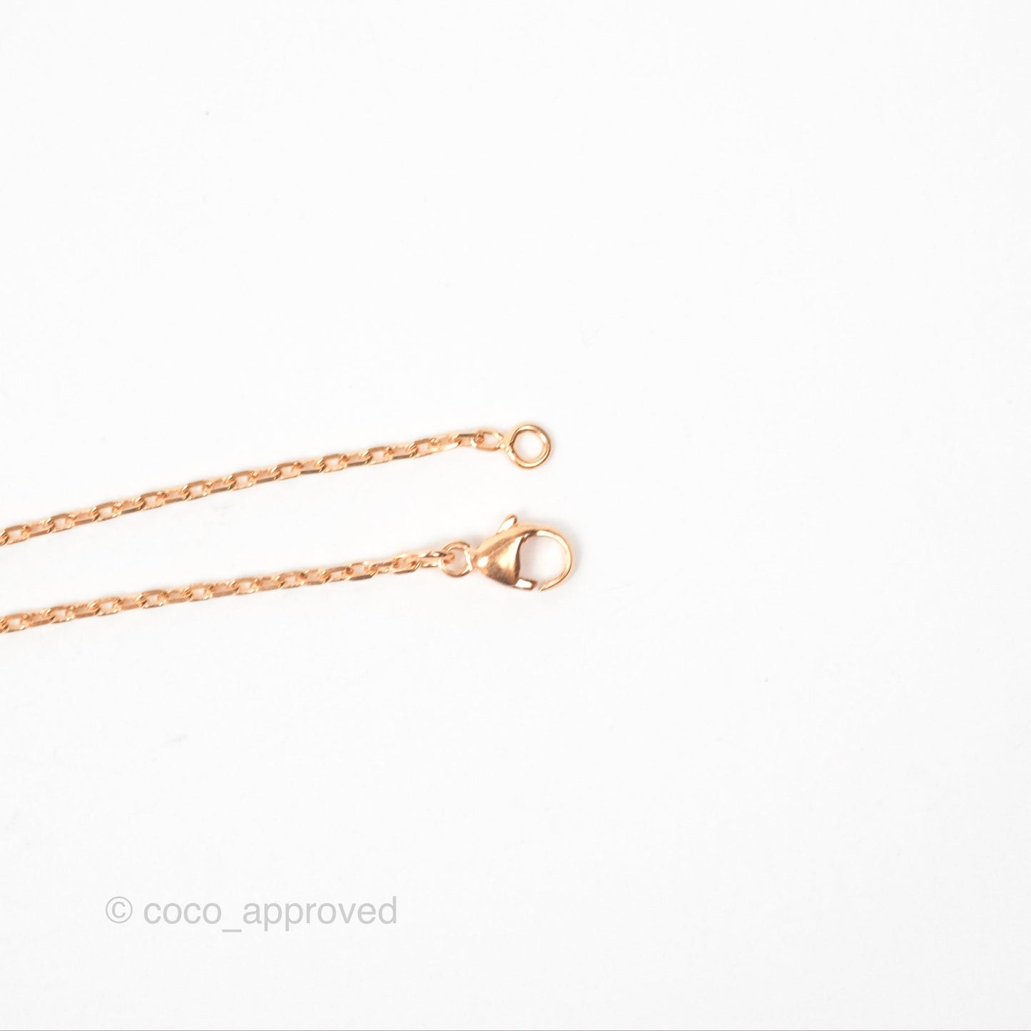 Hermès Mini Pop H Marron Glace Pendant Necklace Rose Gold Hardware