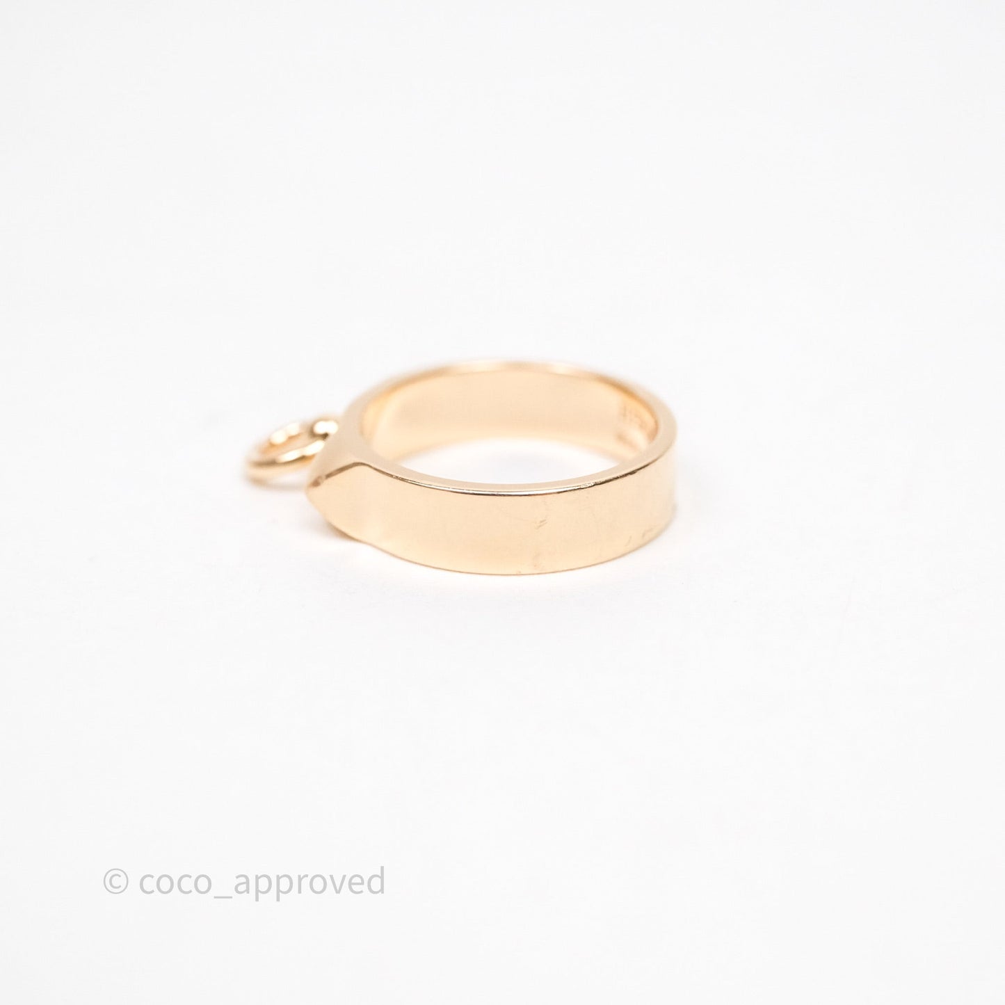 Hermes Collier de Chien Ring PM Rose Gold Size 52
