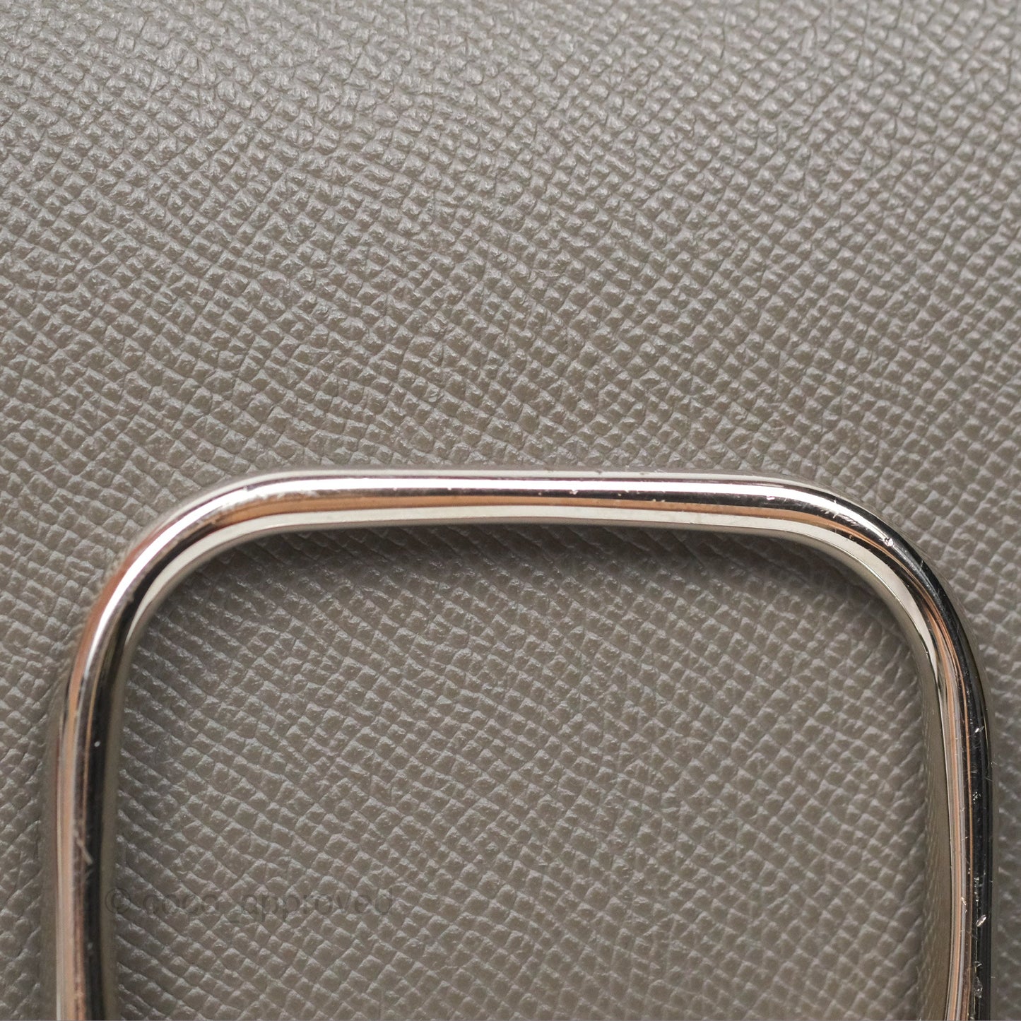 Hermès Della Cavalleria Mini Bag Gris Meyer 0L Epsom Palladium Hardware
