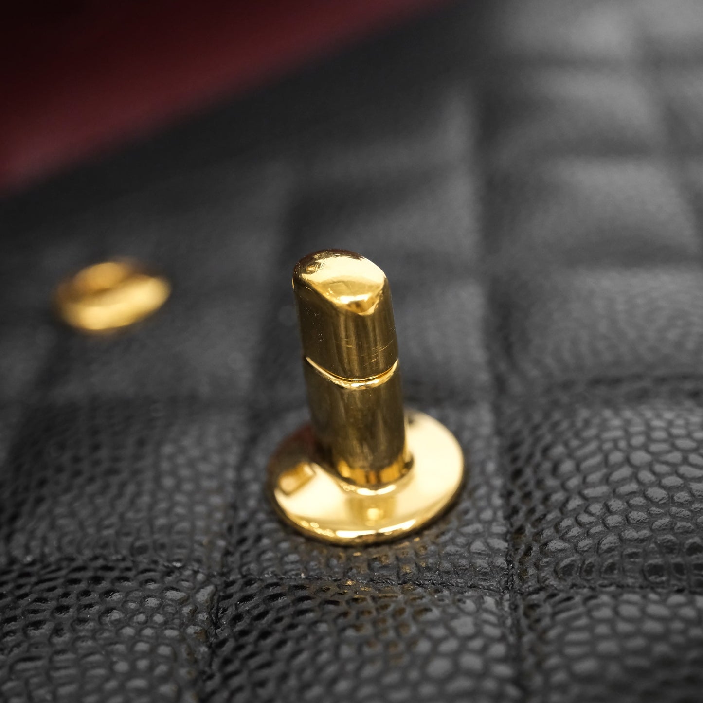 Chanel Classic M/L Medium Double Flap Black Caviar Gold Hardware