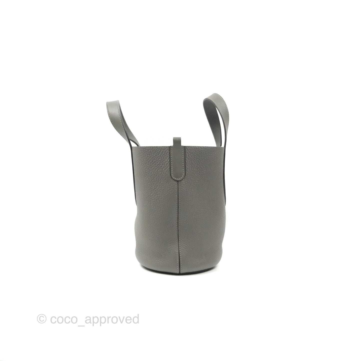 Hermes In-The-Loop 18 Gris Meyer 0L Clemence Gold Hardware