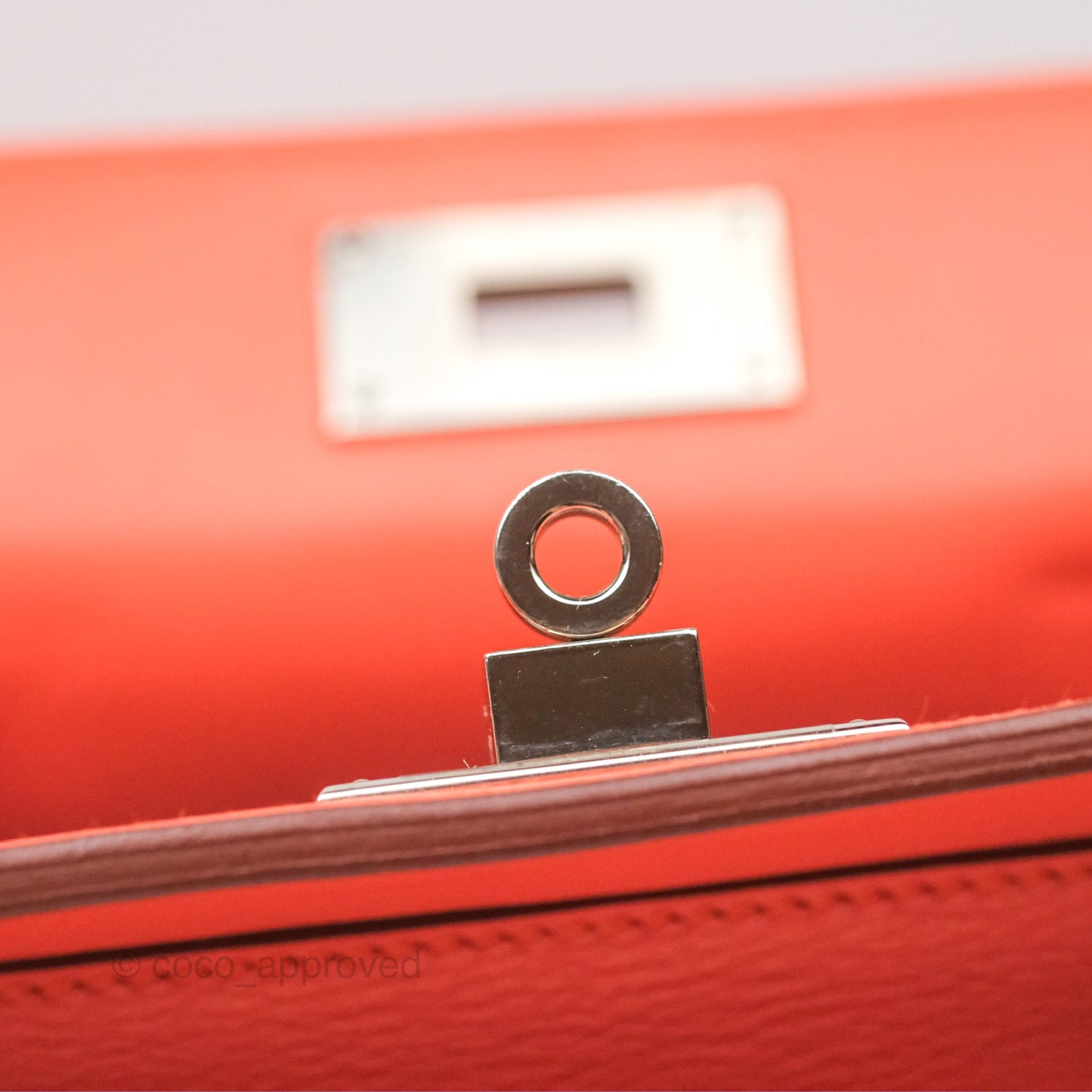Hermès ToolBox 20 Mangue Evercolor Palladium Hardware