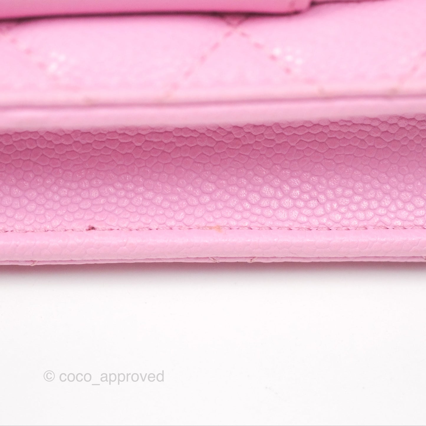Chanel Business Affinity Clutch With Chain Pink Caviar Gold Hardware