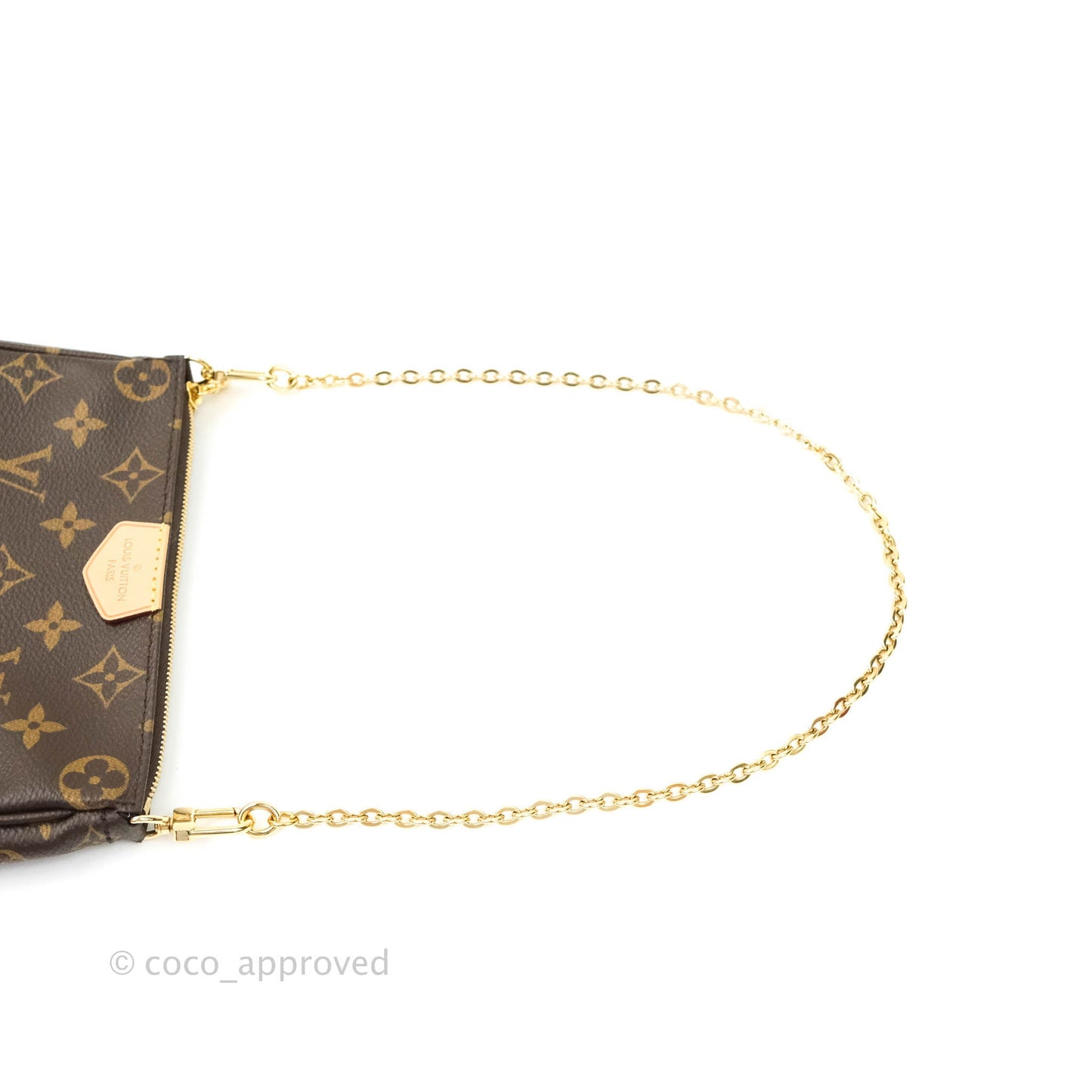 Louis Vuitton Multi Pochette Accessories Khaki Monogram Canvas