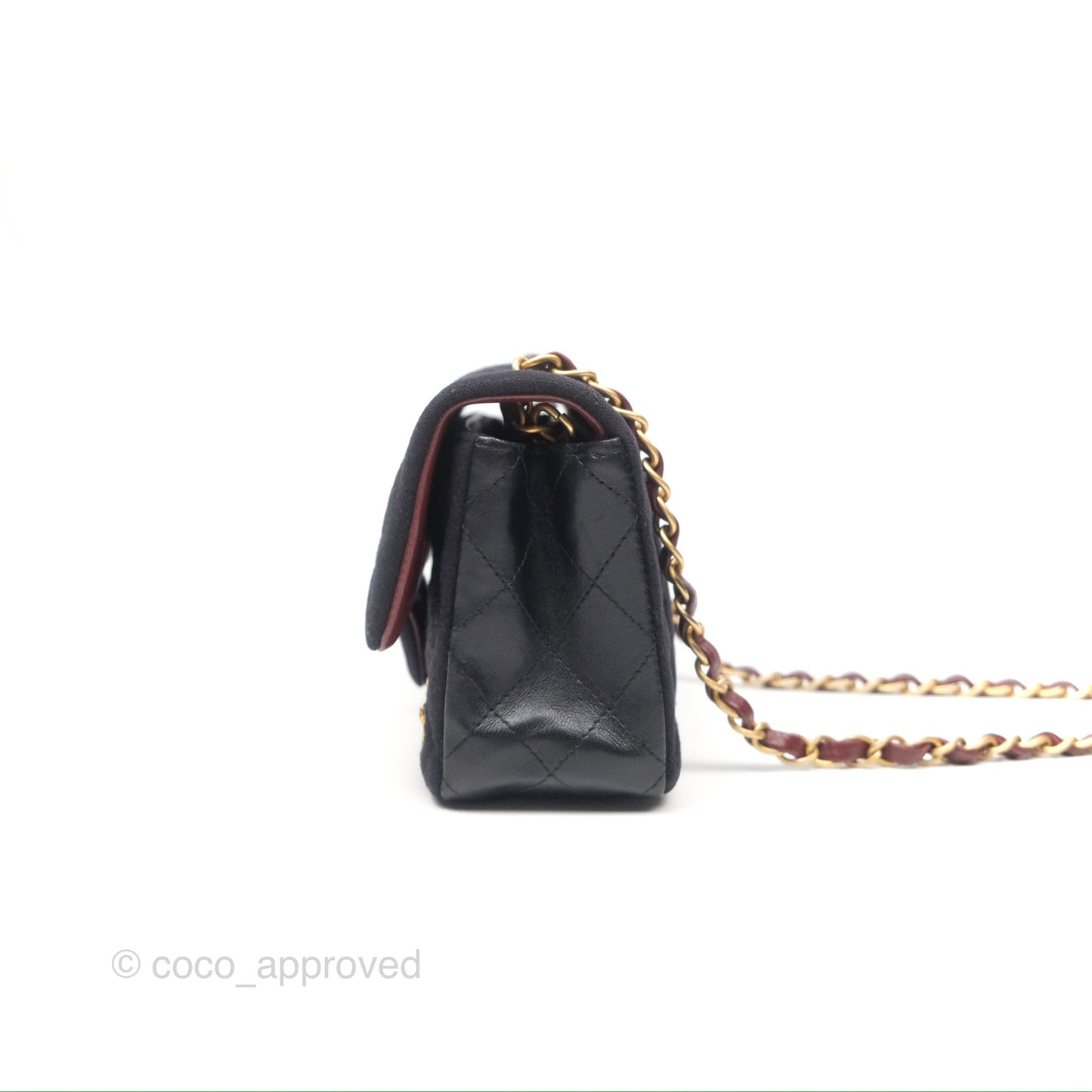 Chanel Paris-Hamburg Charms Mini Rectangular Flap Black 18C