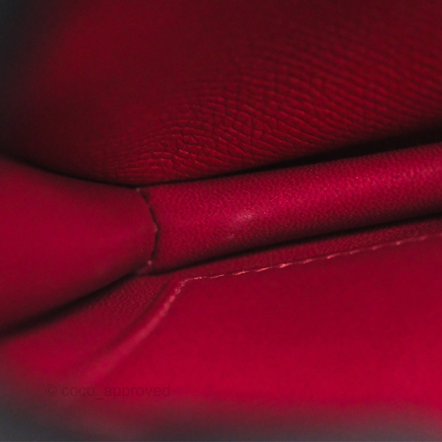 Hermès Constance Mini 18cm Rouge Grenat K1 Epsom Gold Hardware