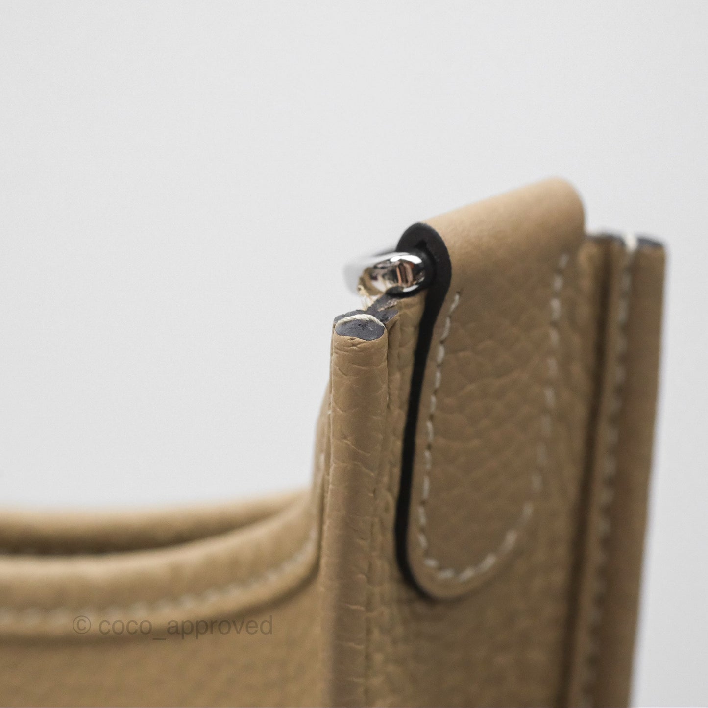 Hermes Evelyne III 29 Trench S2 Clemence Palladium Hardware
