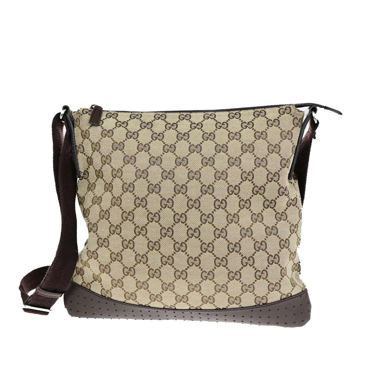 Luxury Gucci Trending 2025 Gg Canvas  Canvas Shoulder Bag ()