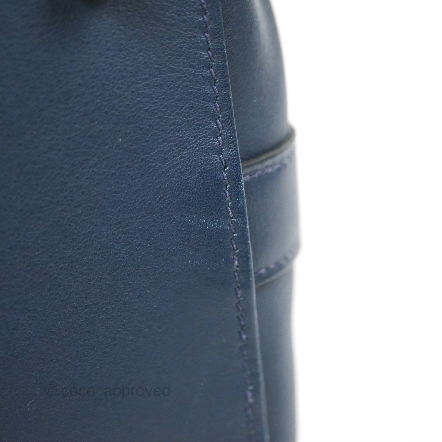 Hermès ToolBox 20 Navy Swift Palladium Hardware