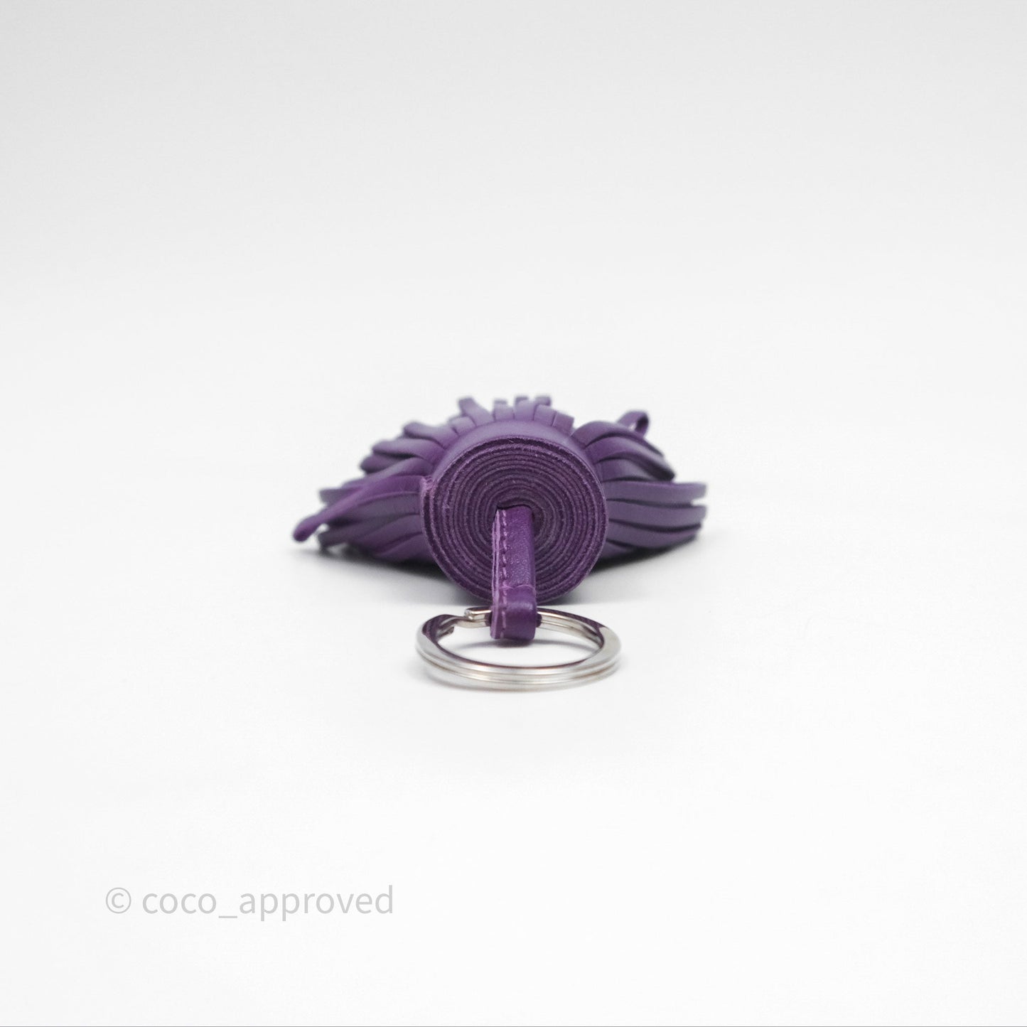 Hermès Carmen Key Ring Violet Lambskin