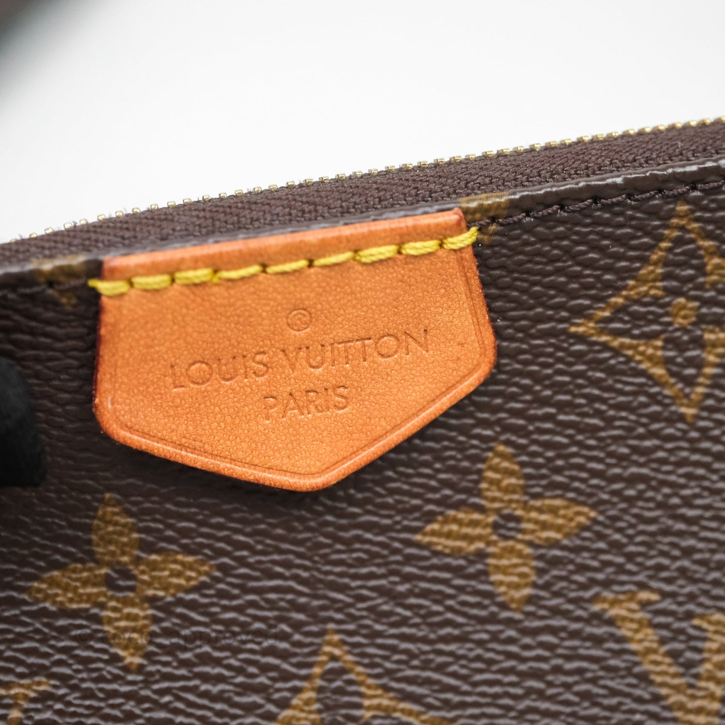 Louis Vuitton Multi Pochette Accessories Khaki Monogram Canvas