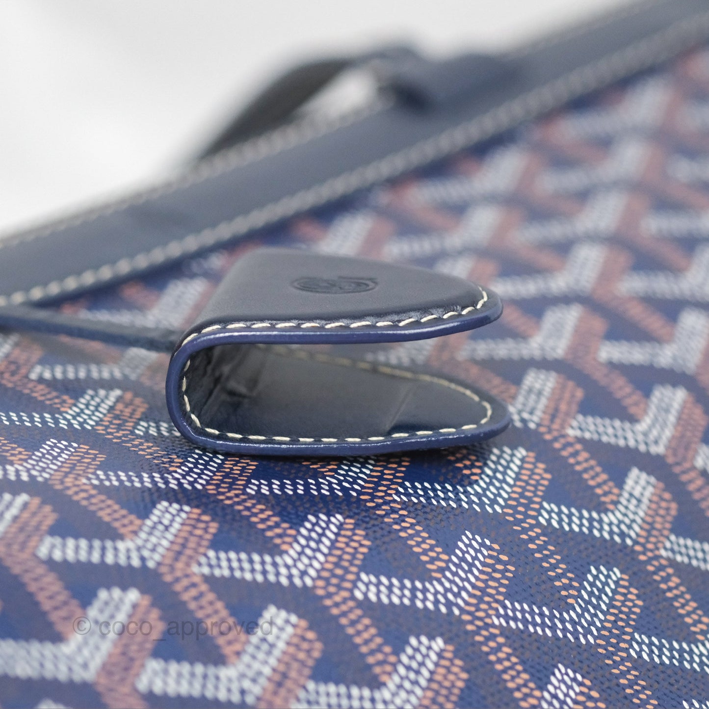 Goyard Goyardine Bellechasse PM Navy